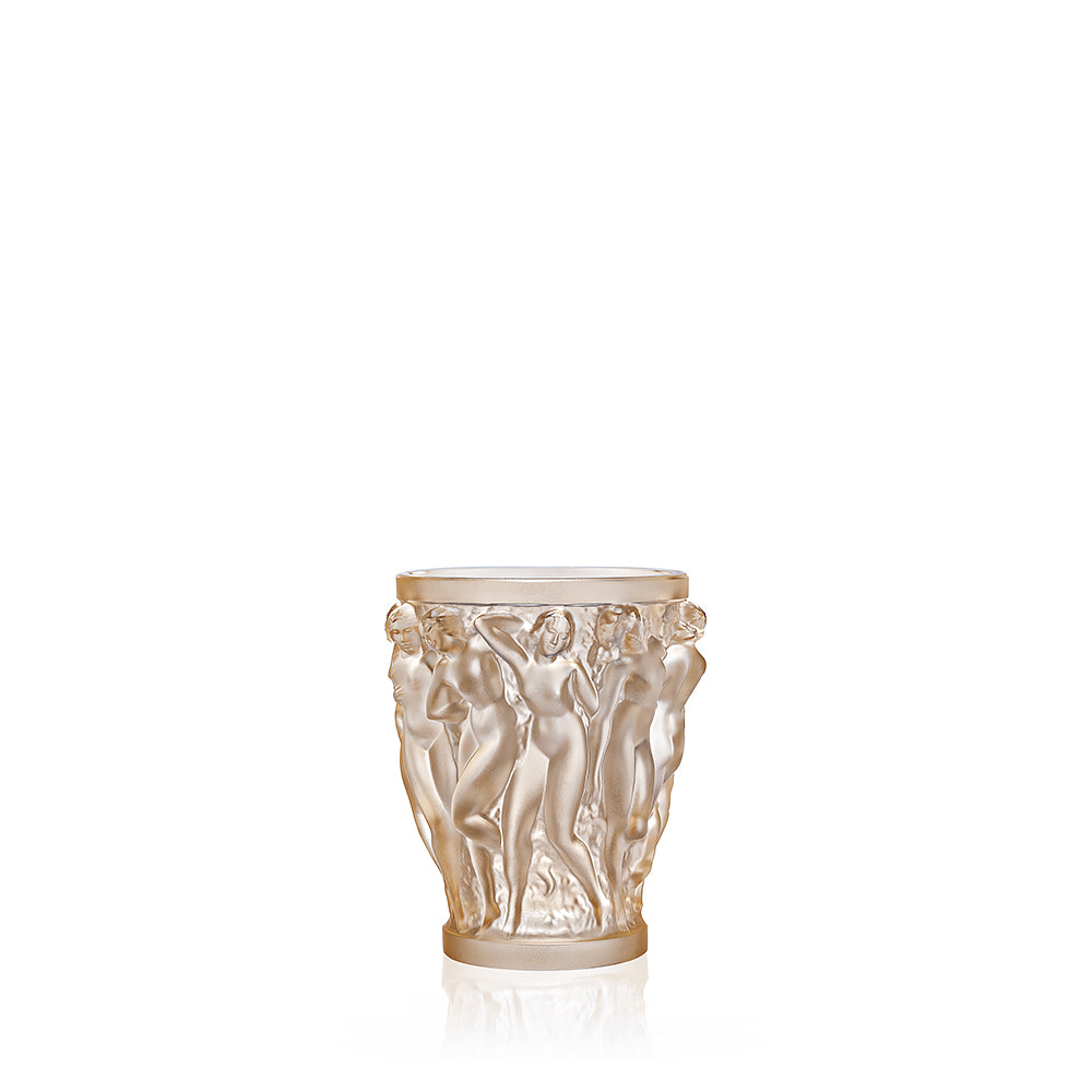 VASE BACCHANTES PETIT MODÈLE - CRISTAL LUSTRÉ OR