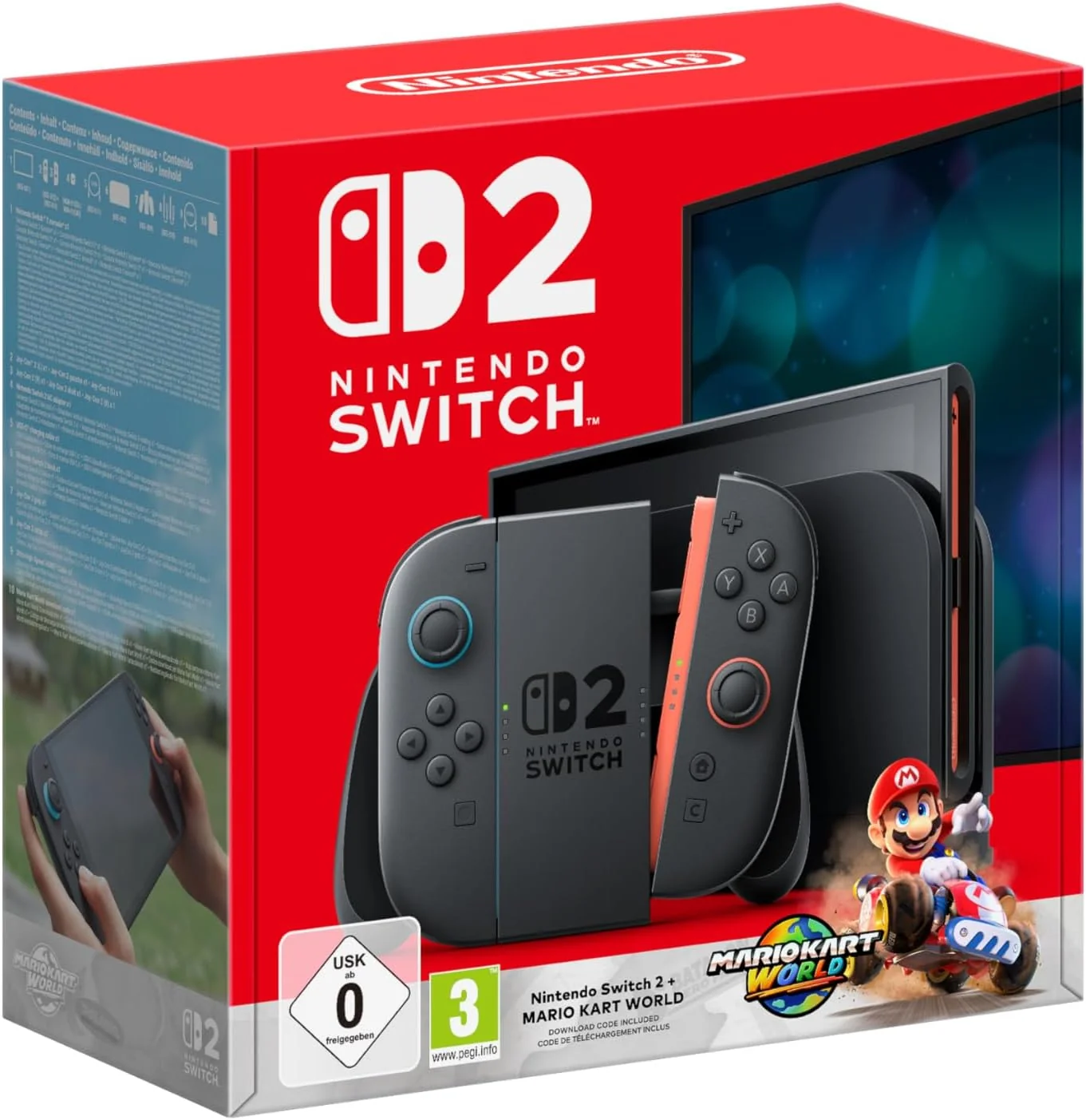 Nintendo Switch 2 Console 256 GB With Mario Kart World Digital - 10016554 Nintendo Switch 2 Console 256 GB With Mario Kart World Digital - 10016554