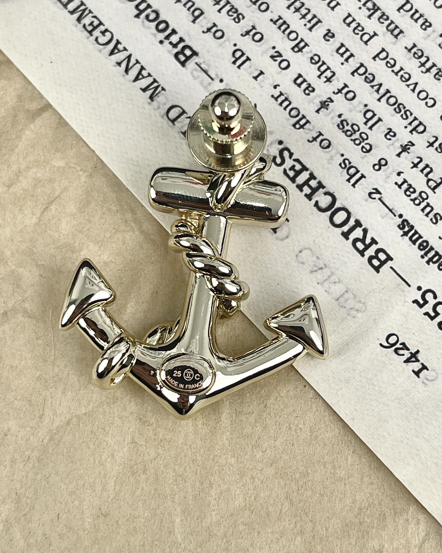 Chanel Anchor Brooch - Original Replica Club