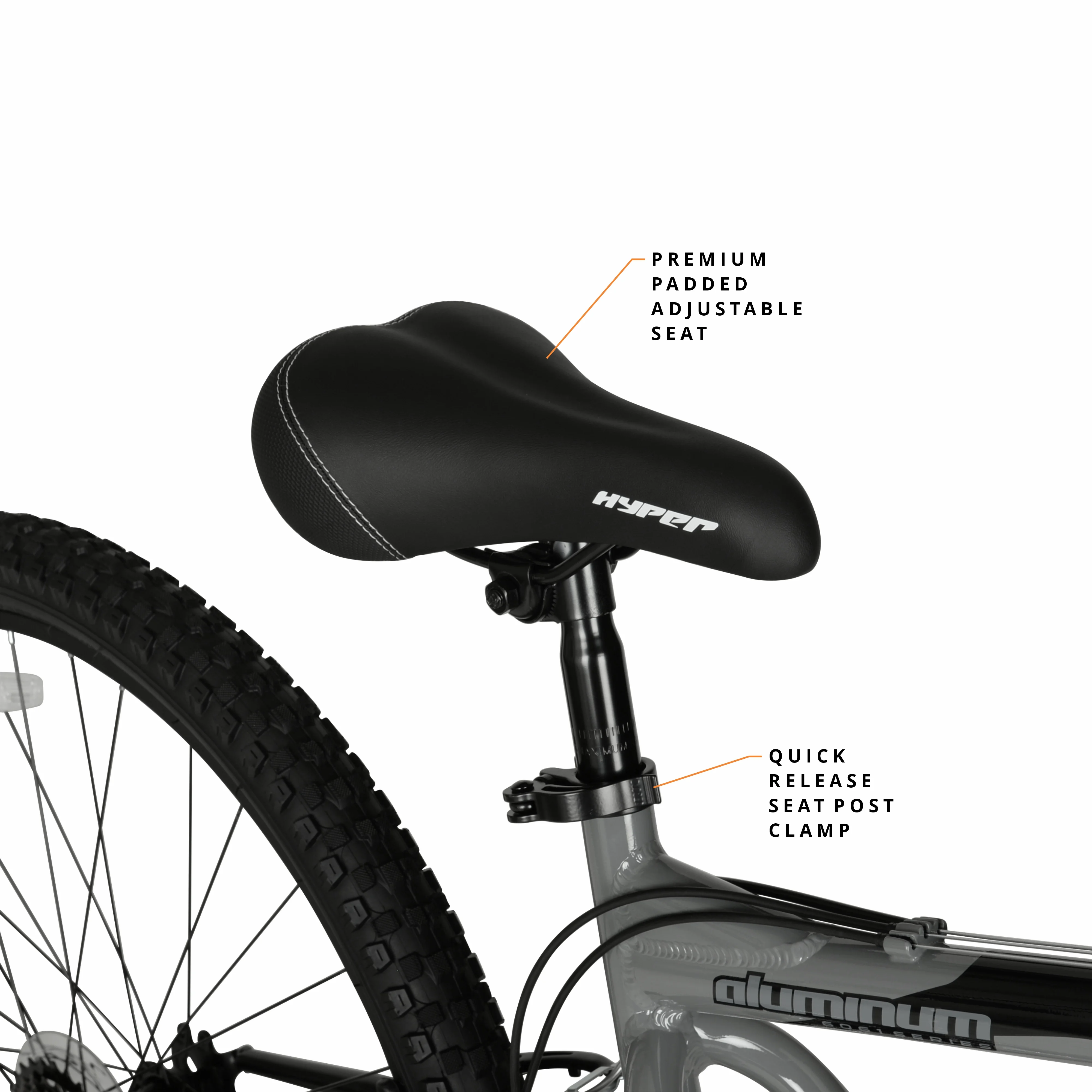 Hyper Bicycles 29" Men's Havoc Mountain Bike, Gray - Image 9