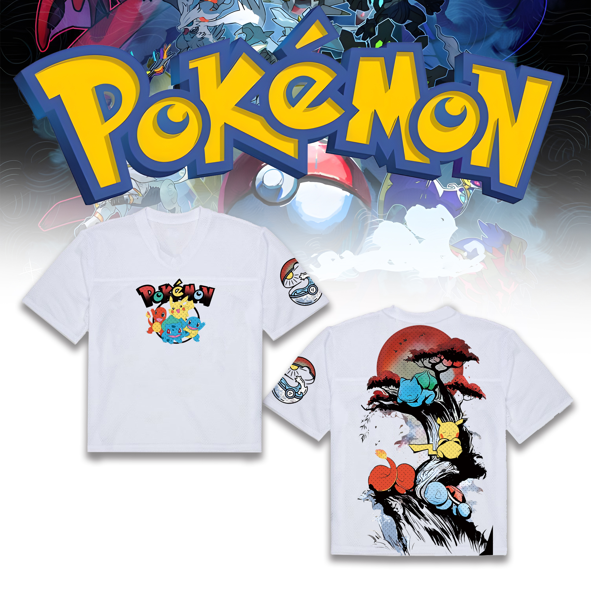 Unisex  “Comicssoul” Anime Style Retro I Mesh T-Shirt