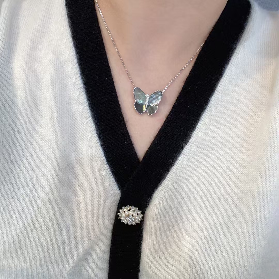VCA Butterfly Pendant Necklace - Original Replica Club