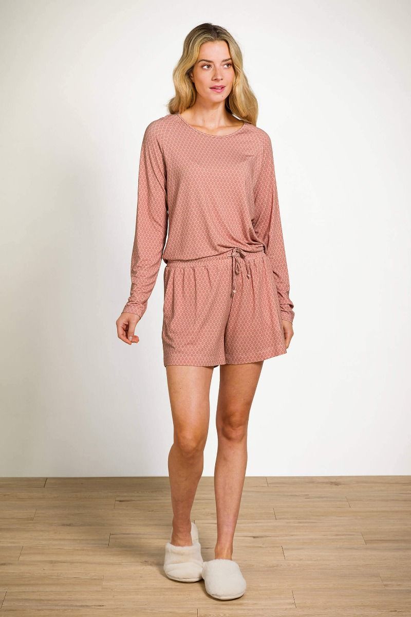 Bob Short Trousers Thousand Leaves Pink