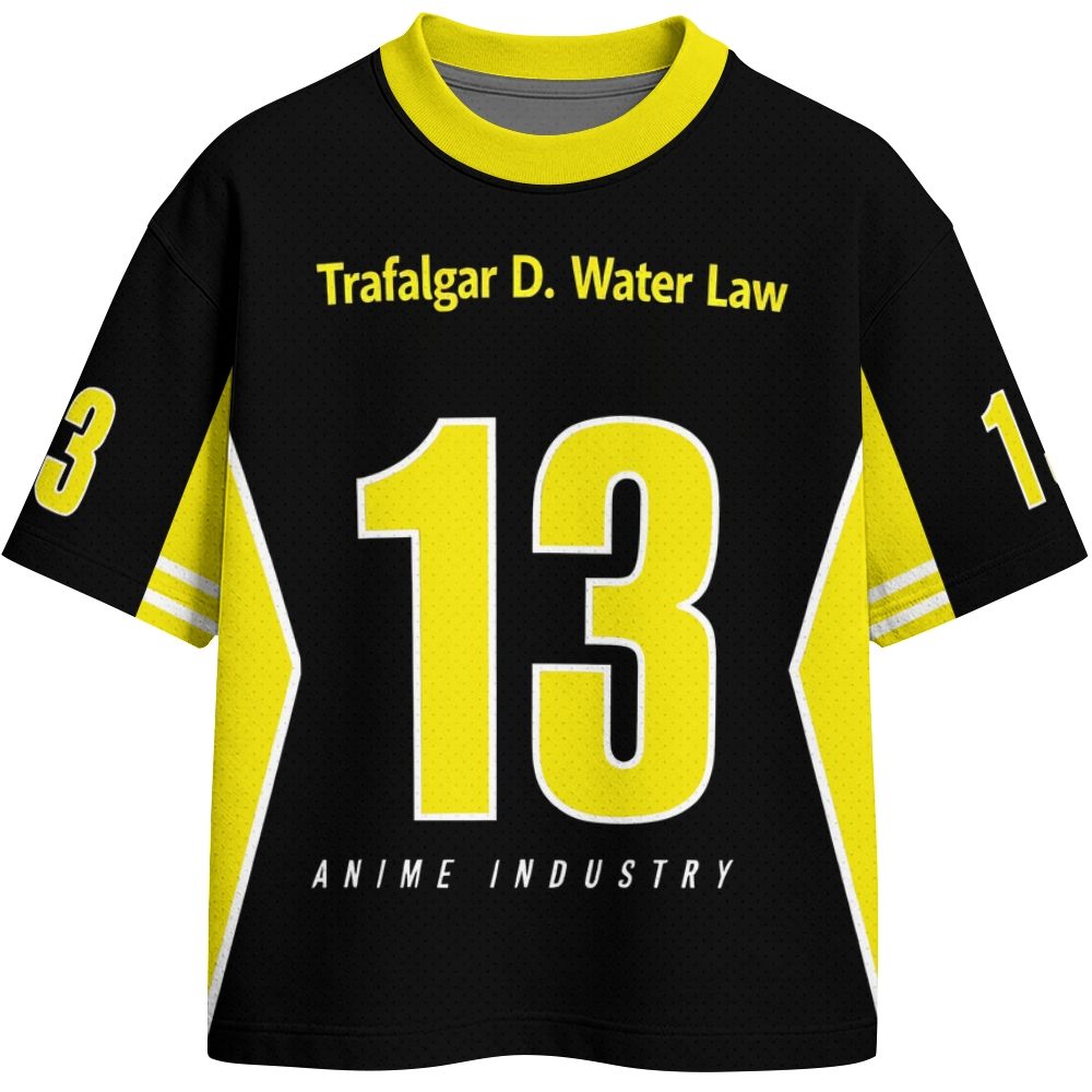 One Piece Crew Neck Football Jersey