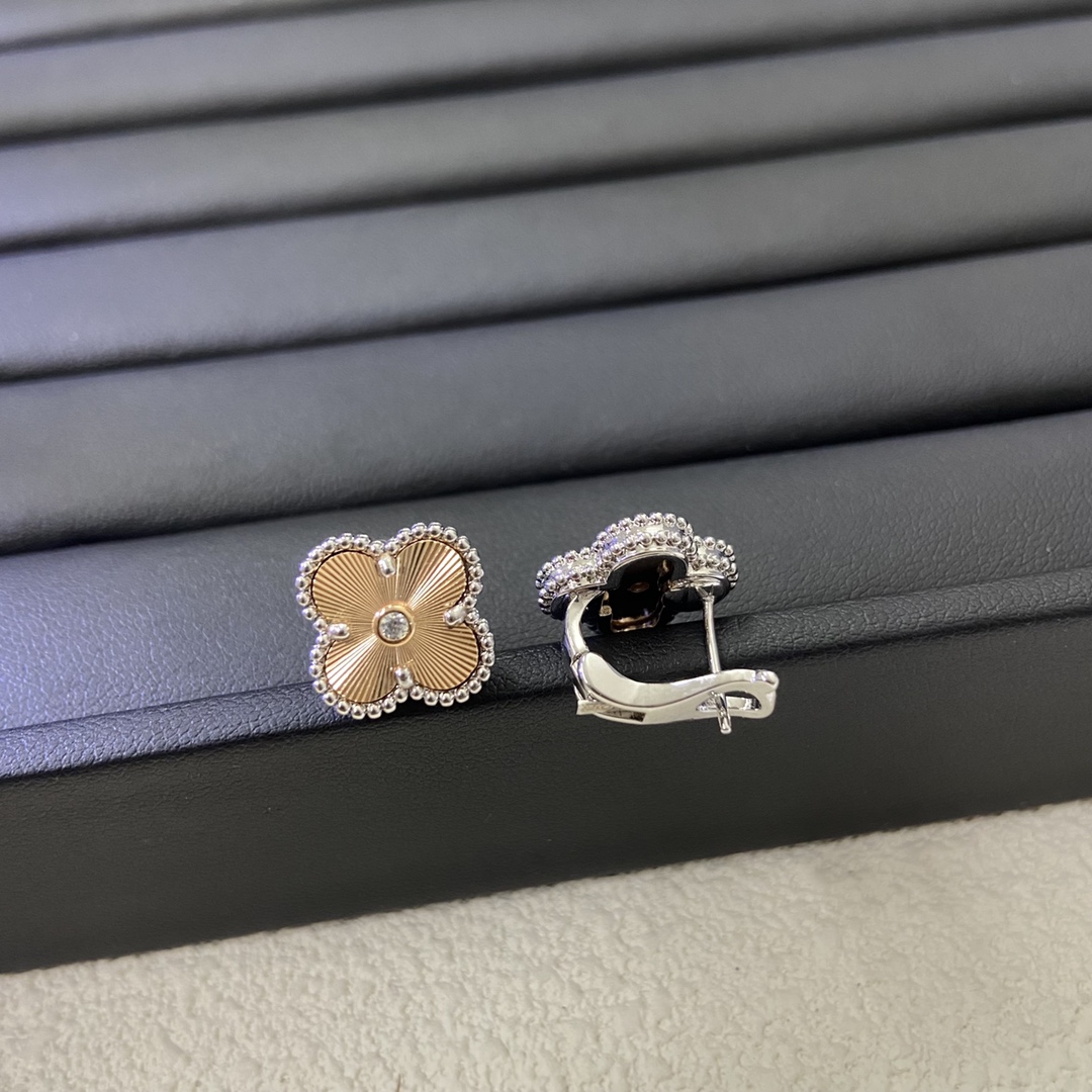 VCA Mixed Color Clover Earrings - Original Replica Club