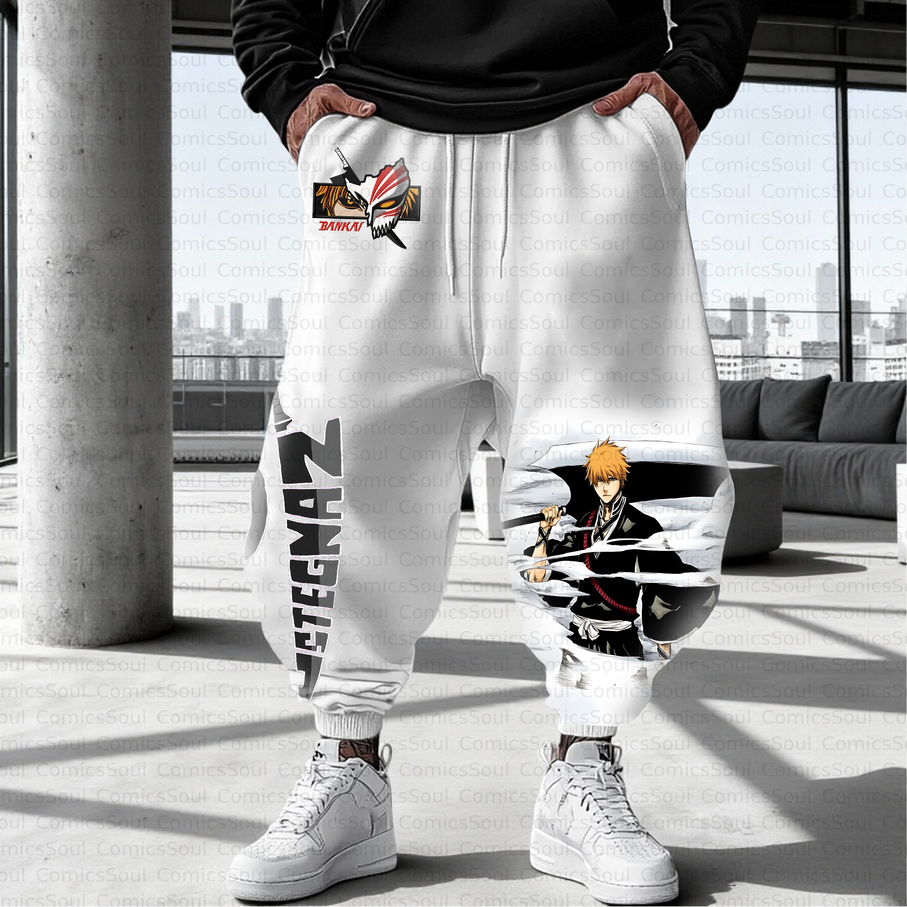 Unisex Casual Anime Streetwear Pant