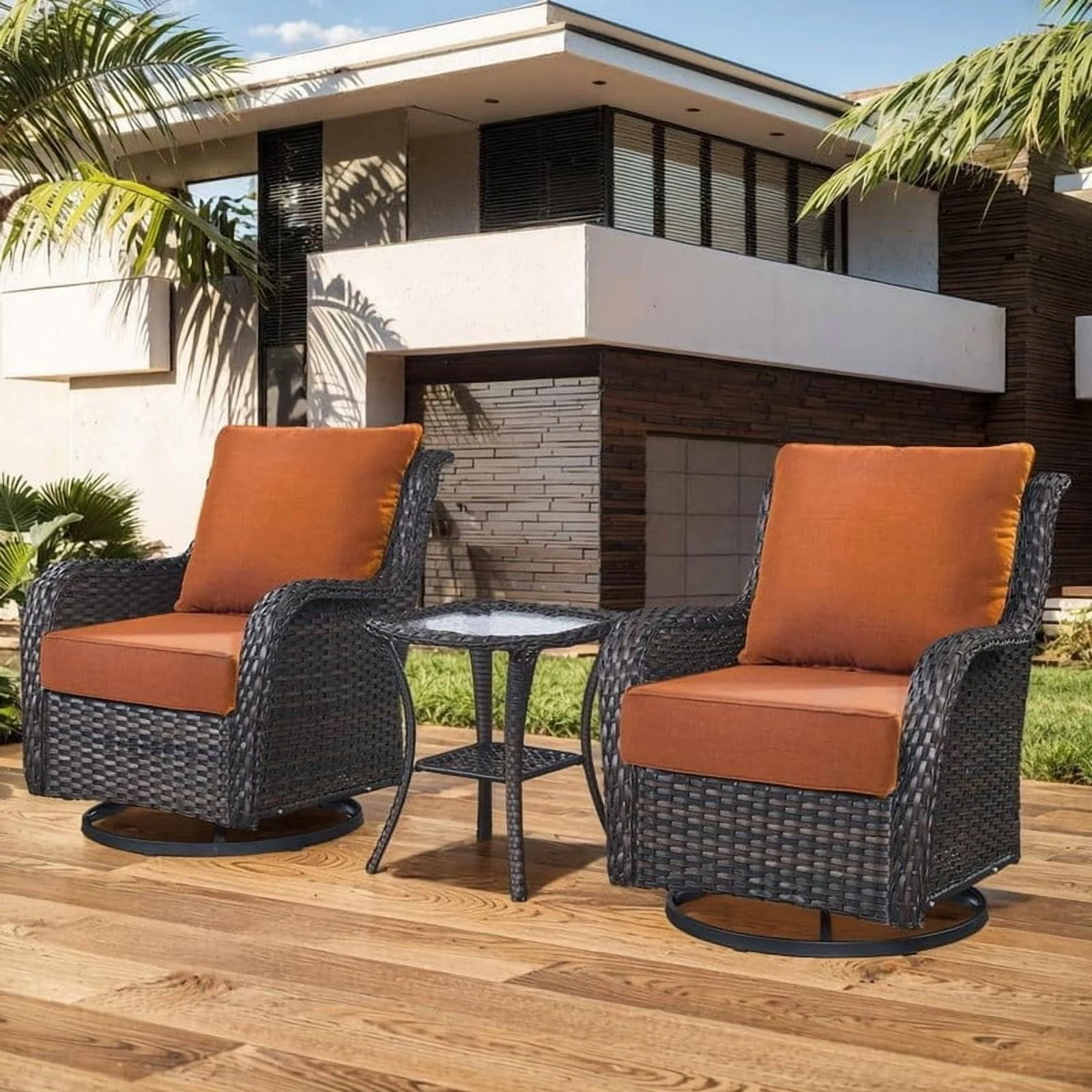 Bellefurn Outdoor Deep Seat Cushion 24 X 24 X 6 inch for Patio Furniture,Outdoor Chair Cushions Waterproof & Fade Resistant Patio Furniture Cushions for Wicker Chair, Sofa, Couch - Image 36