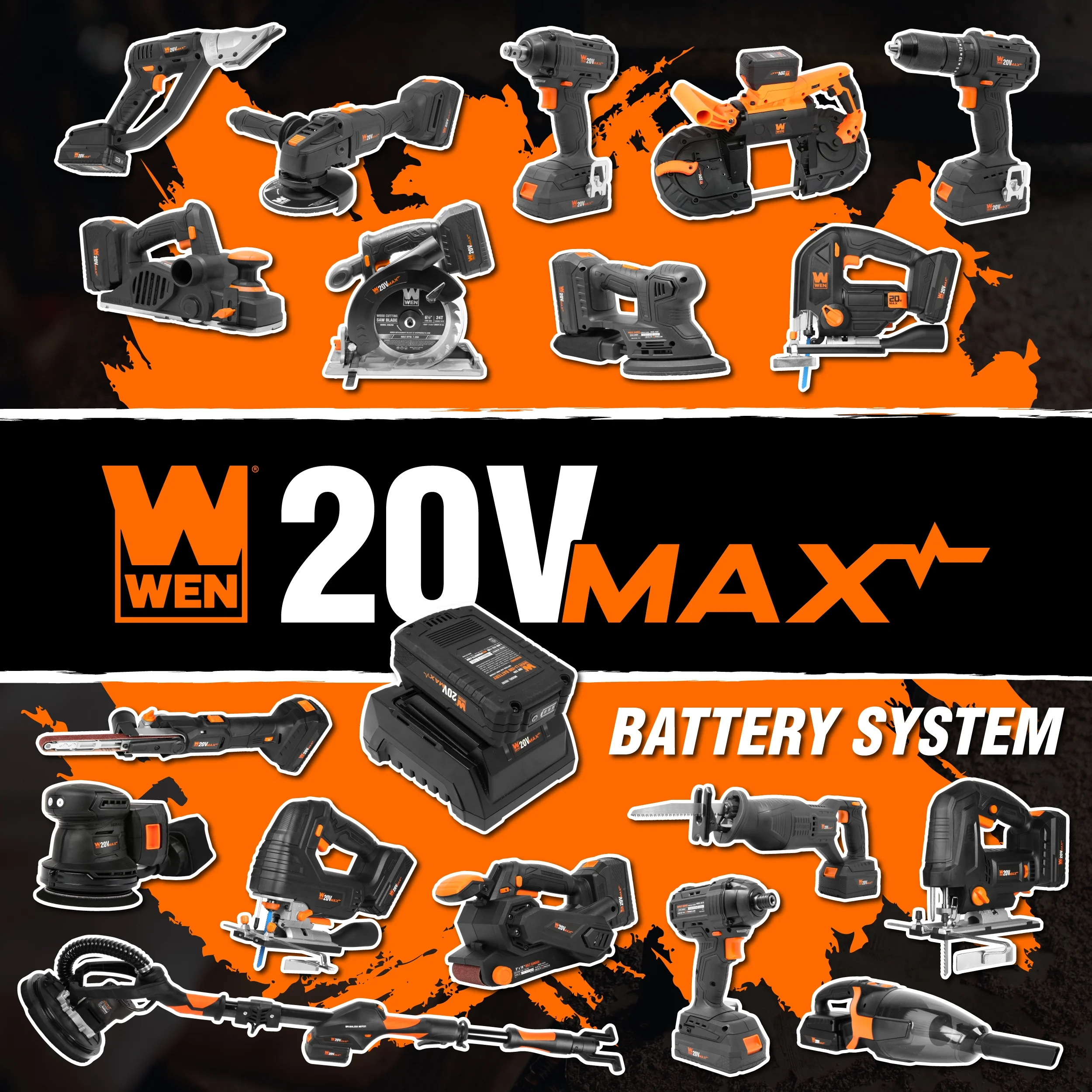 WEN 15" 20V Cordless Electric Dethatcher and Scarifier Walk-Behind Lawn Mower - Image 9