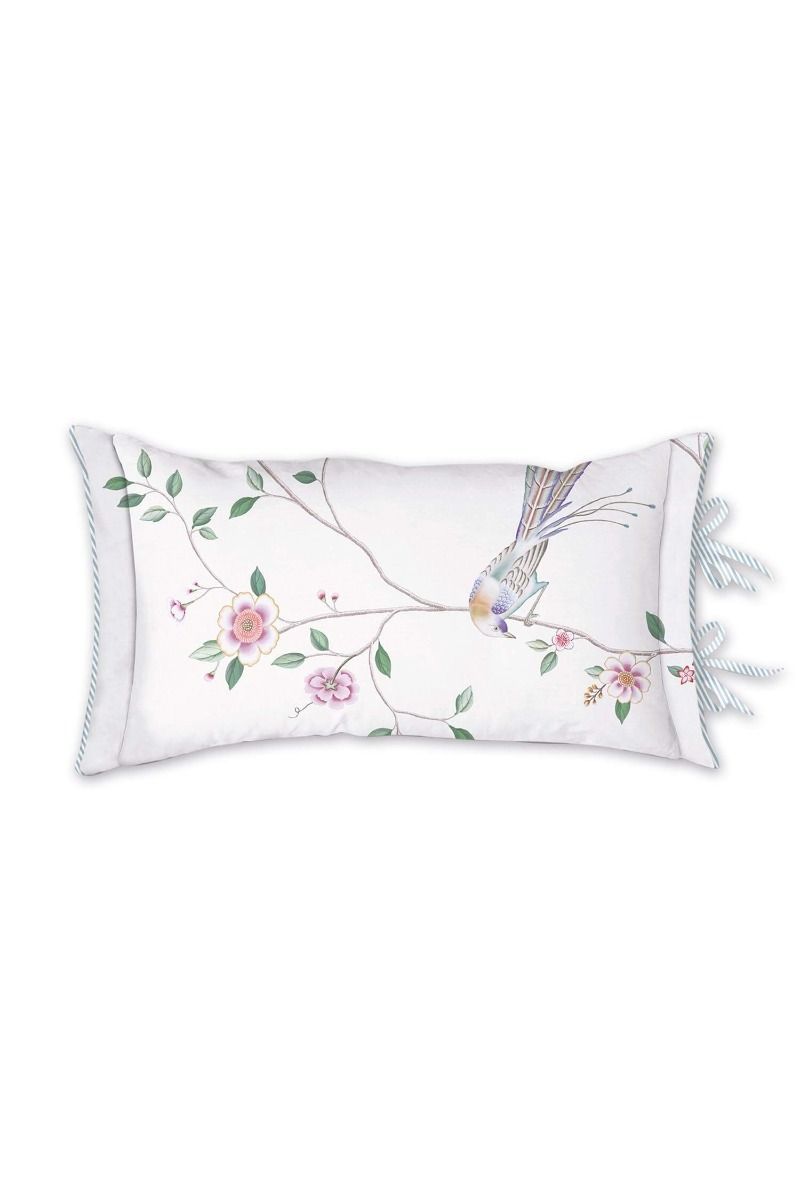 Cushion Bamboo Blossom White