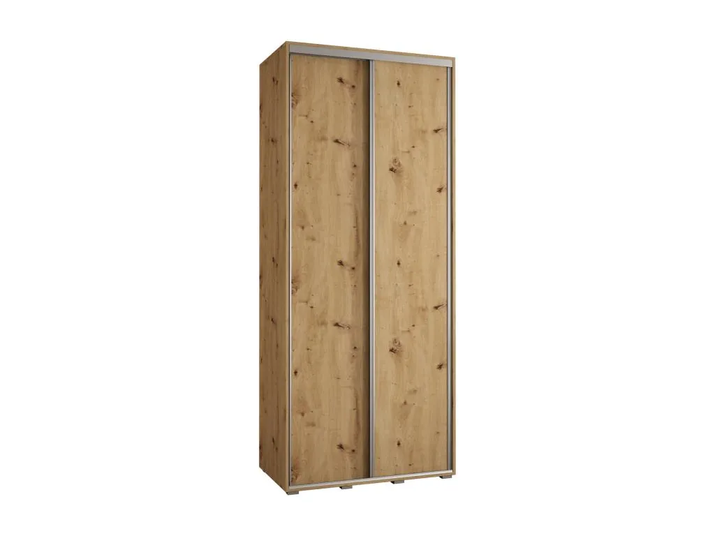 ARMARIO Luxmbls 1 DE PUERTAS CORREDERAS 235.2/120/45 2 puertas (Artisan/Artisan/Plata) QBXD73738