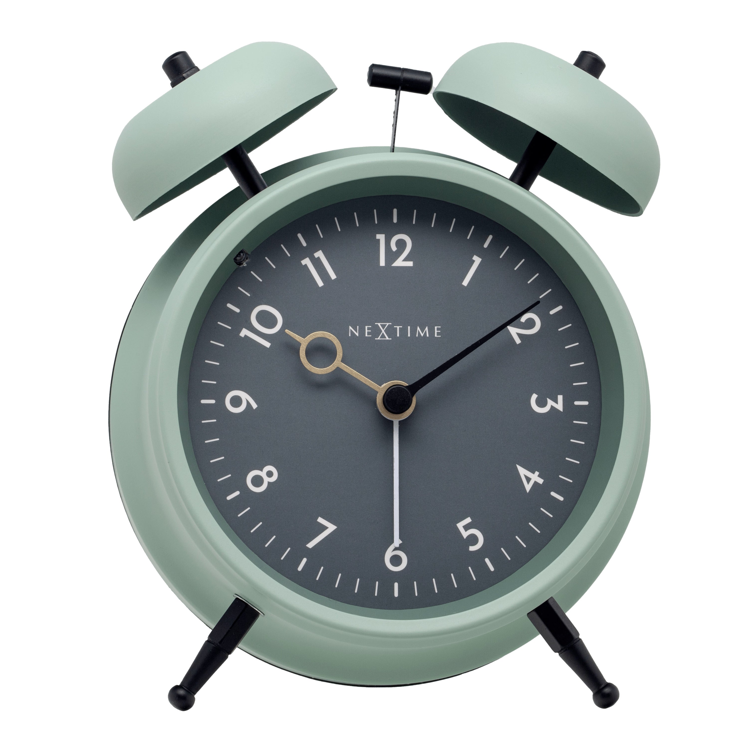 NeXtime - Tafelwekker 12 x 14 x 6cm-Stil-Licht-Metaal-NeXtime Golden