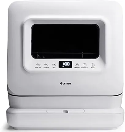 Portable Countertop Dishwasher with 7.5L Water Tank