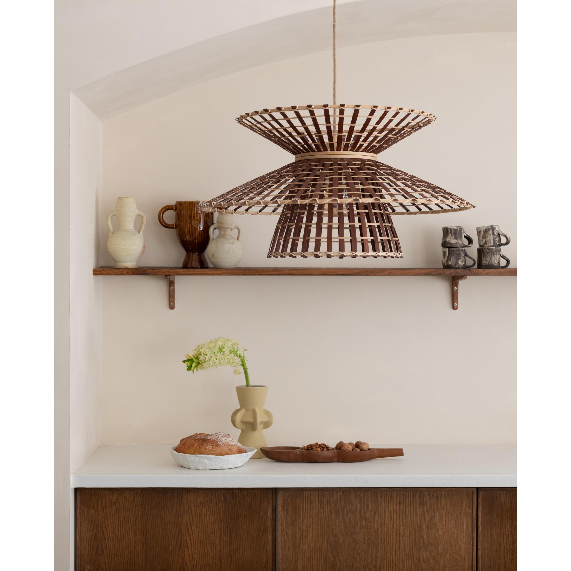 GOOD&MOJO Hanglamp Machupicchu - Naturel - Ø57cm