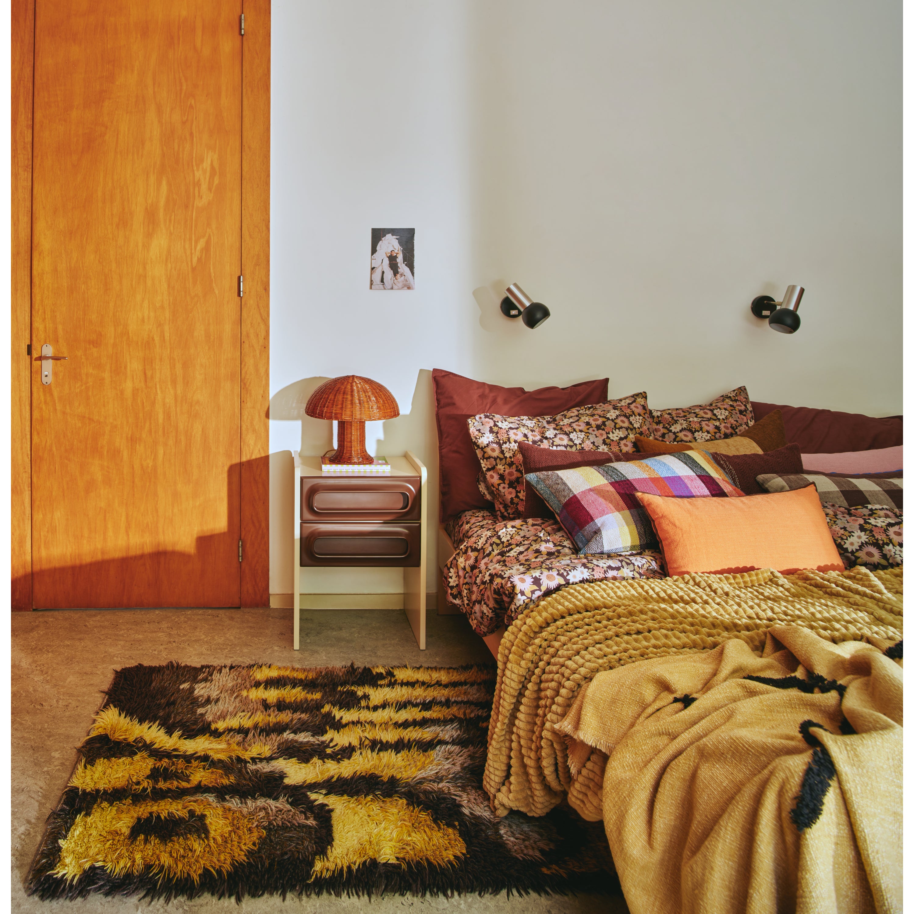 HKliving Rattan Tafellamp - Natural