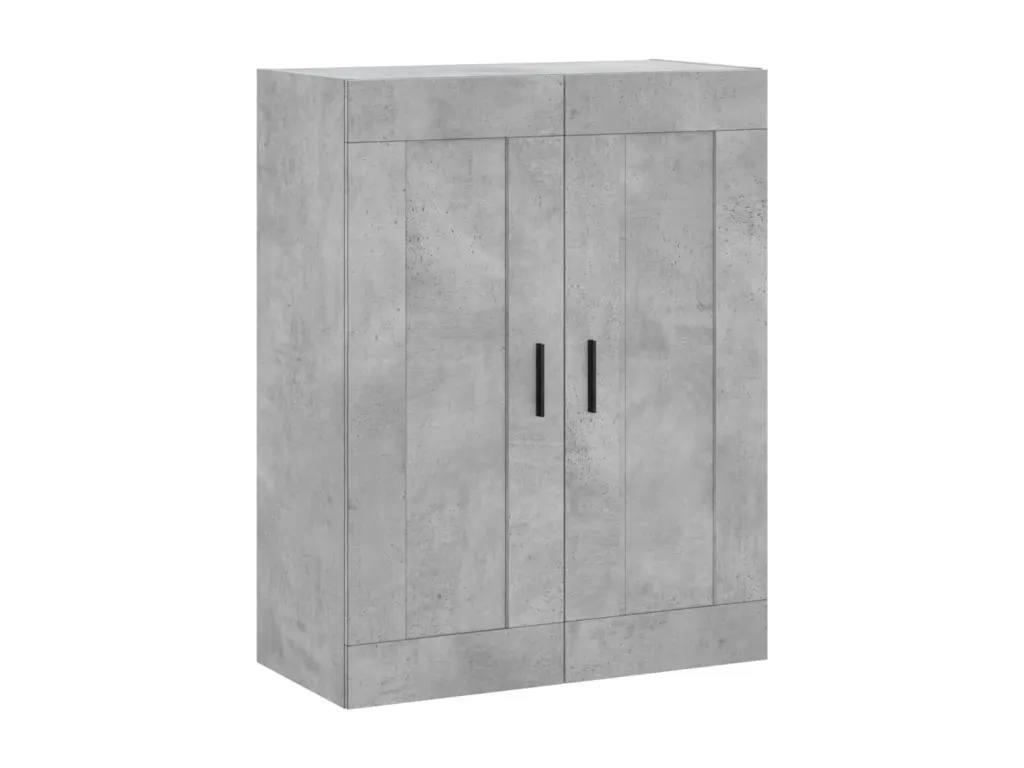 Armario de pared Mueblesclasic ingeniería gris hormigón 69.5x34x90 cm