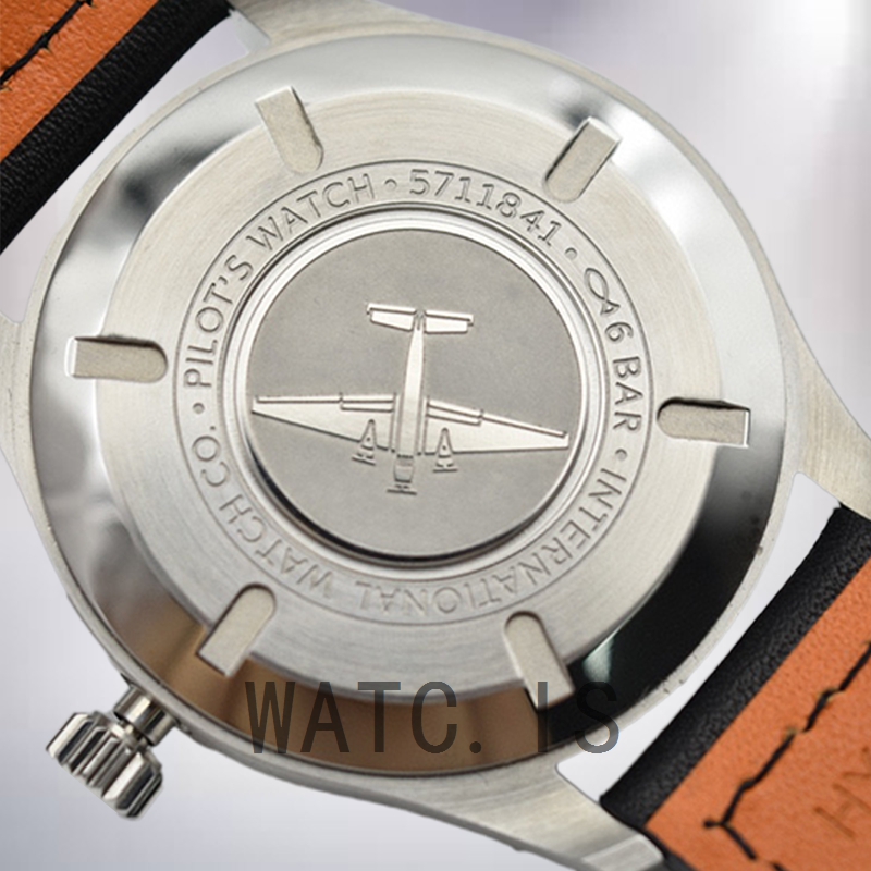 IWC Pilot 42mm/40mm IW327012 Men's Silver-tone White Dial