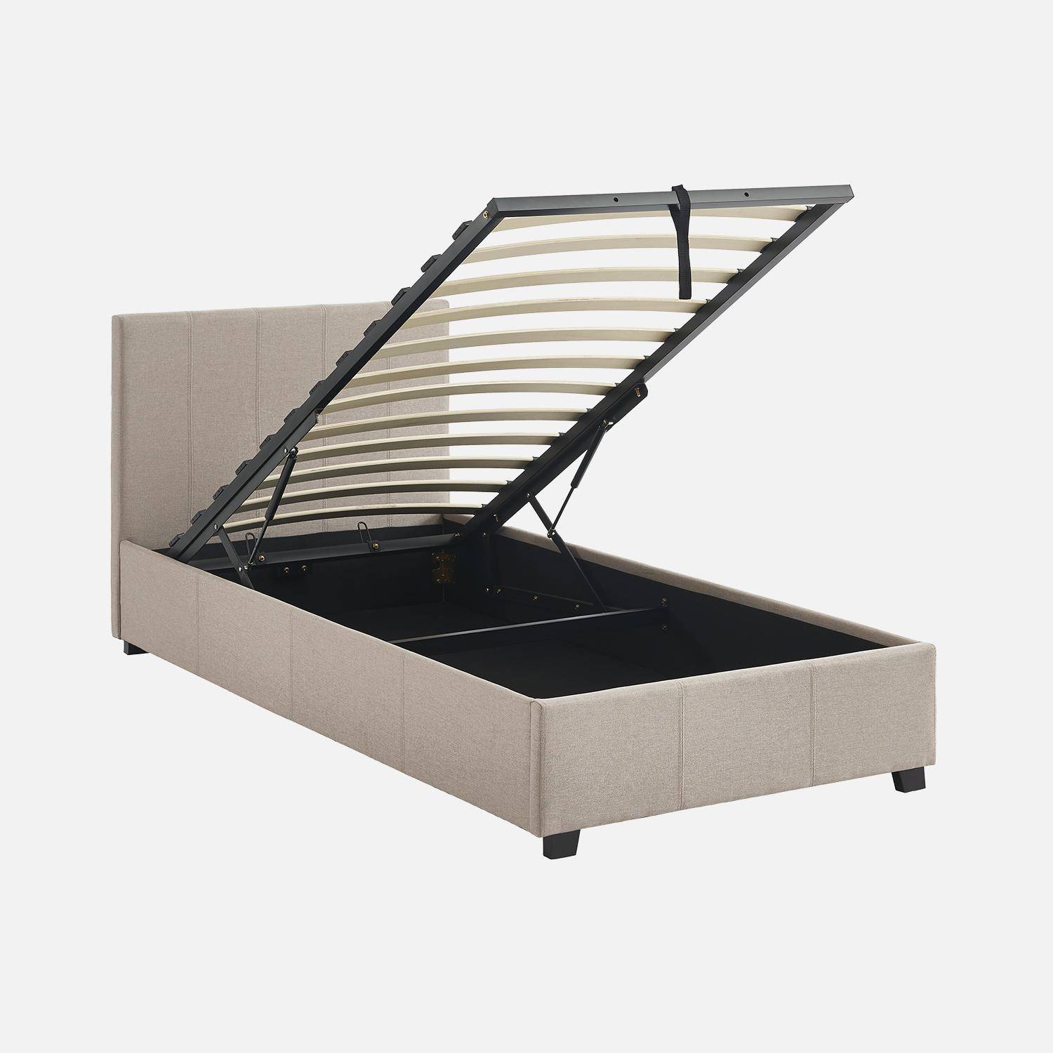 Avalon - Cama con somier abatible y cabecero, 90x190cm