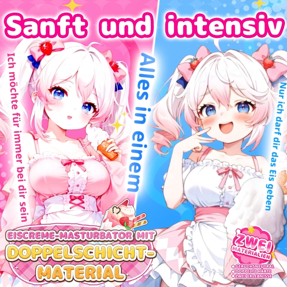 Dr.YUU Eiscreme-Masturbator – 2 Härten | Versand aus Asien – Lieferzeit ca. 10-18 Werktage - DR.YUU™