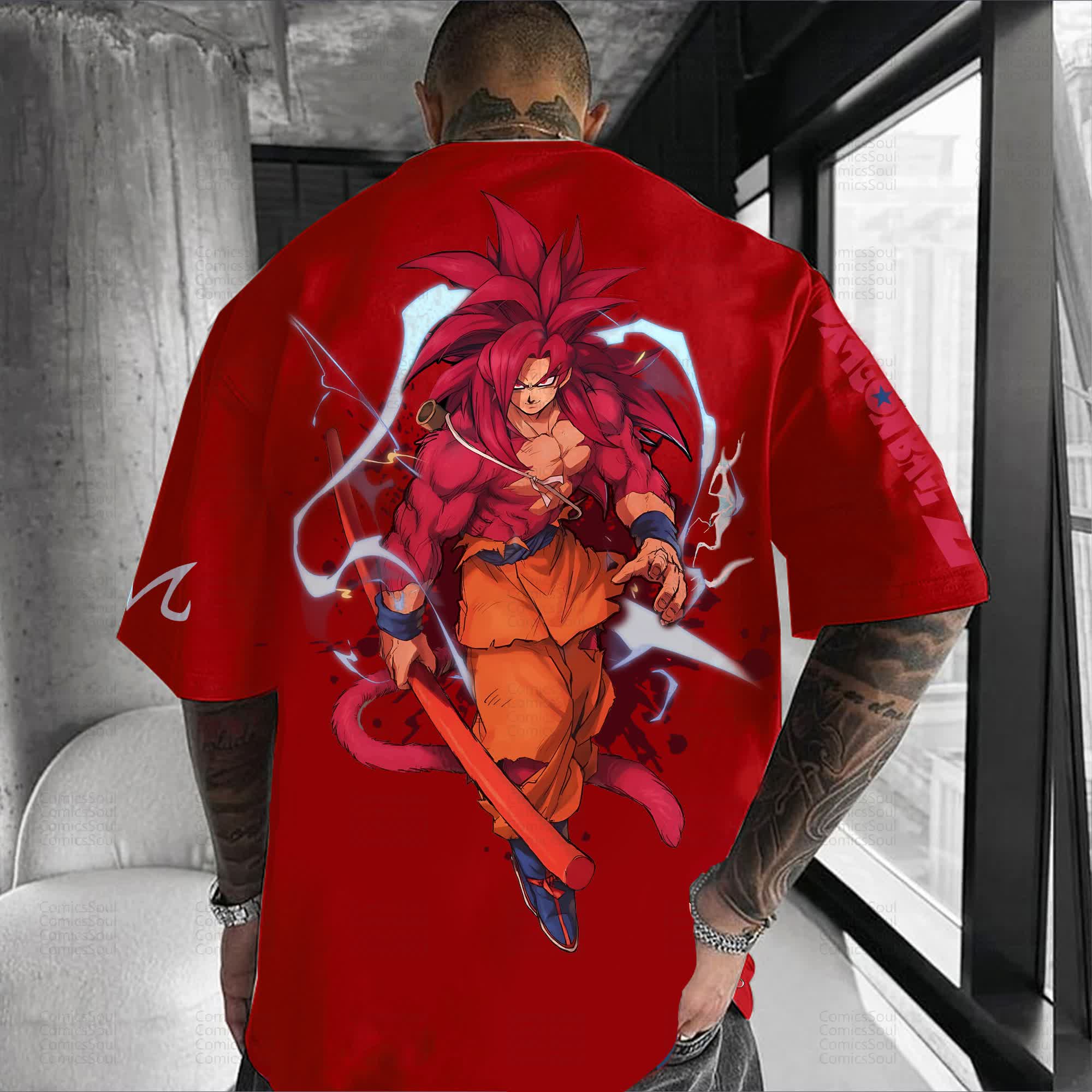 Unisex Anime Inspired Vintage T-Shirt丨Comicssoul