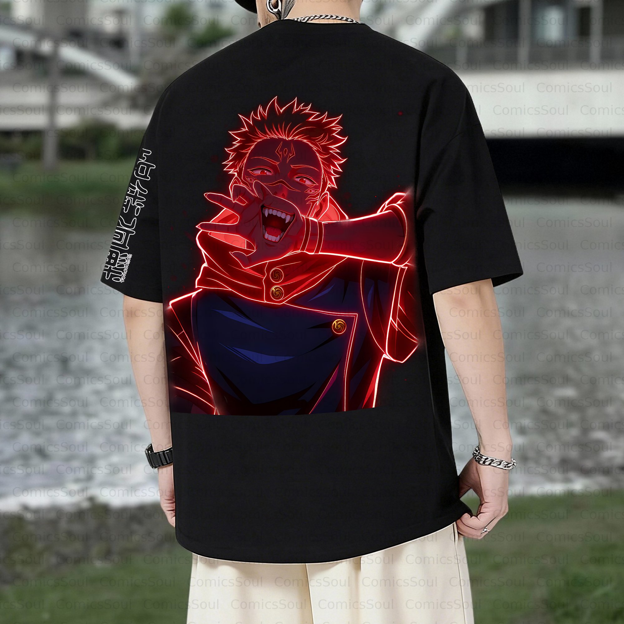 Unisex Anime Inspired Vintage T-Shirt