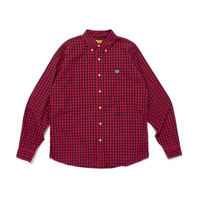 HUMAN MADE GINGHAM CHECK BD SHIRT