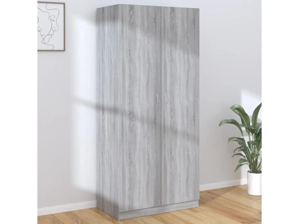 Armario Decoesp contrachapada gris Decoesp 90x52x200 cm GUXE73994