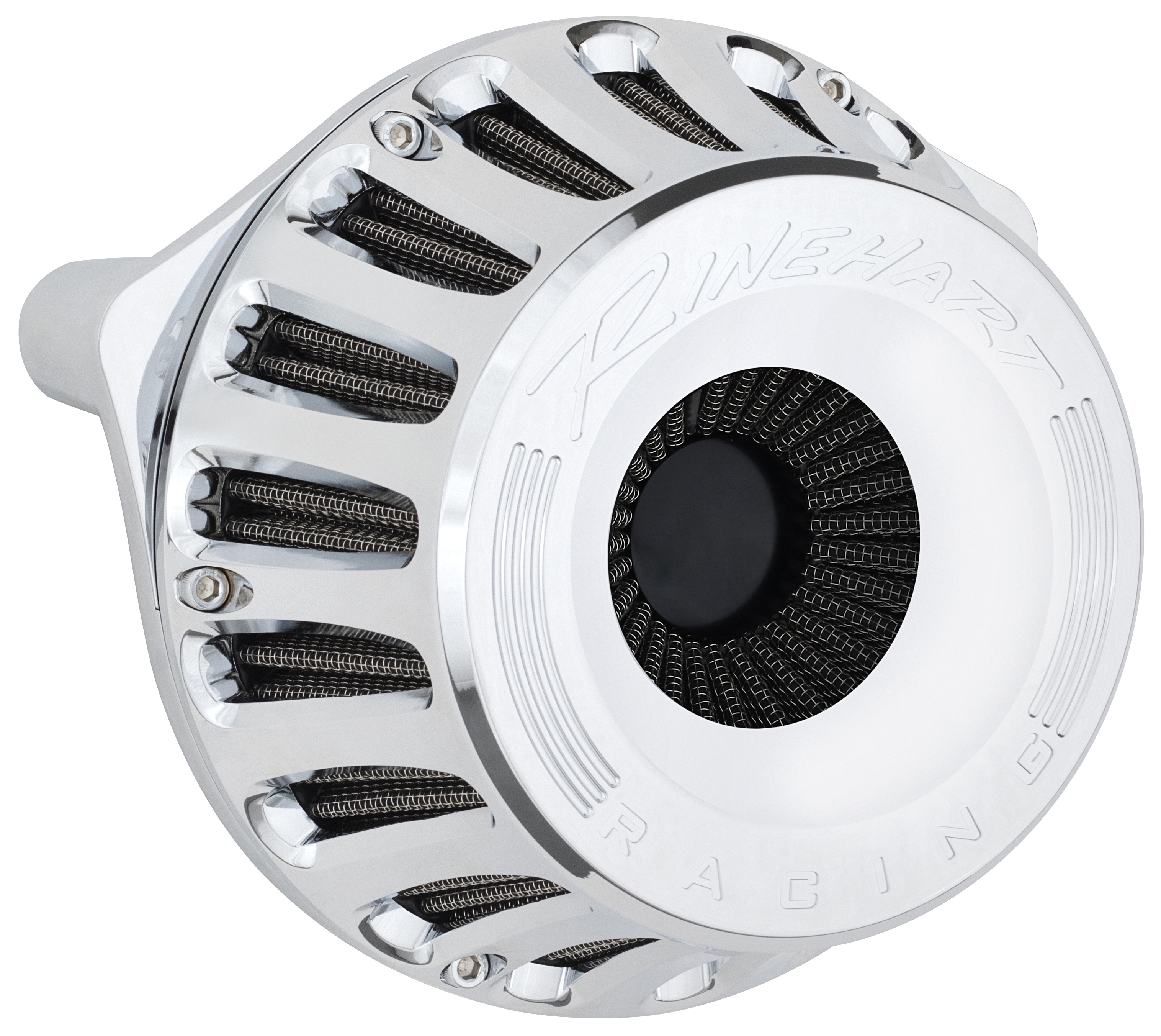 SportsBikeShop Rinehart Moto Inverted Air Cleaner For Harley Milwaukee Eight 2017-2025 Chrome [Open Box]