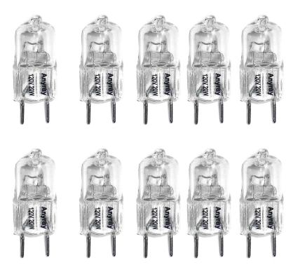 Anyray (10)-Pack Replacement for 120V Samsung Microwave ME18H704SFS Cook Top Light 20W
