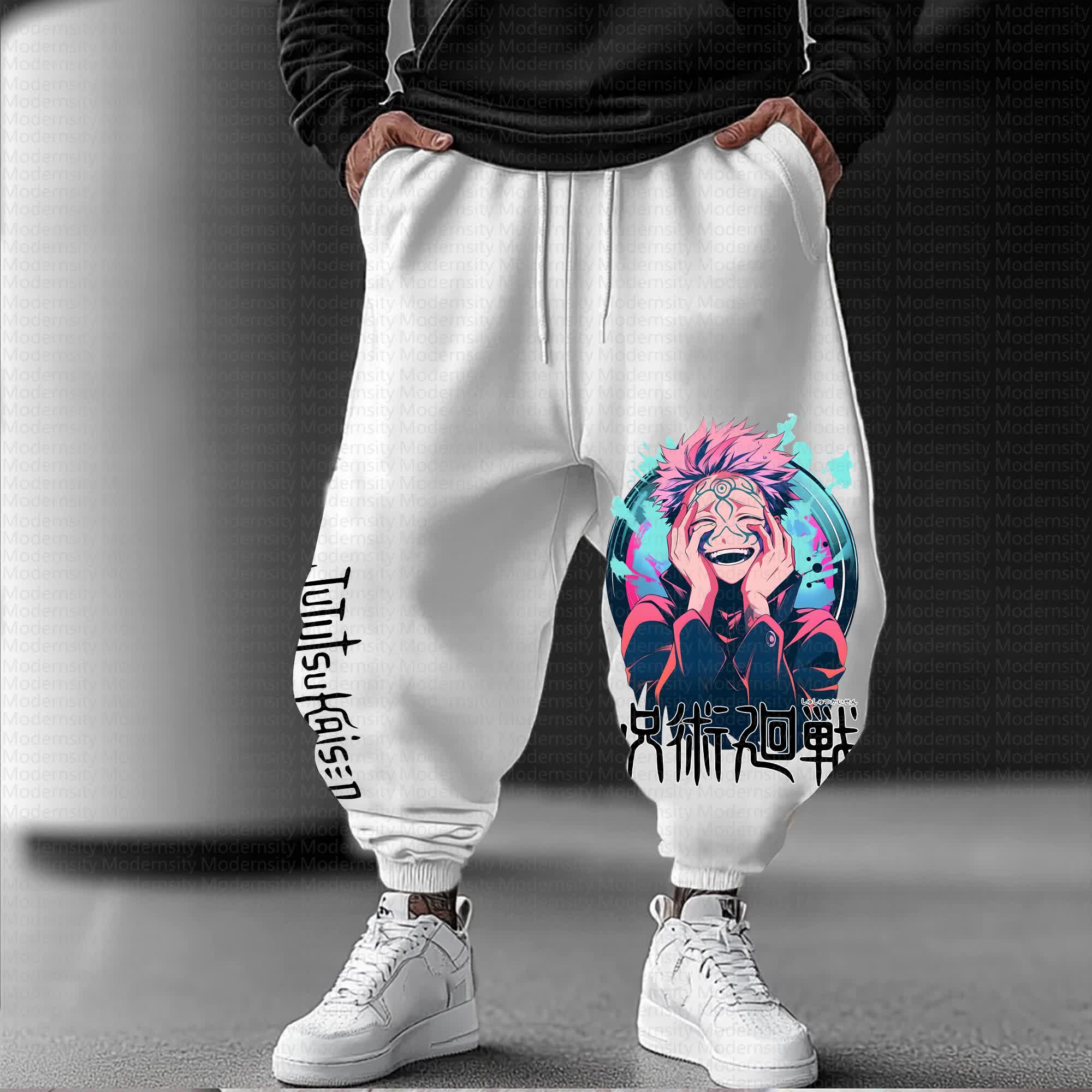 Unisex Anime Inspired Vintage Pants丨Comicssoul
