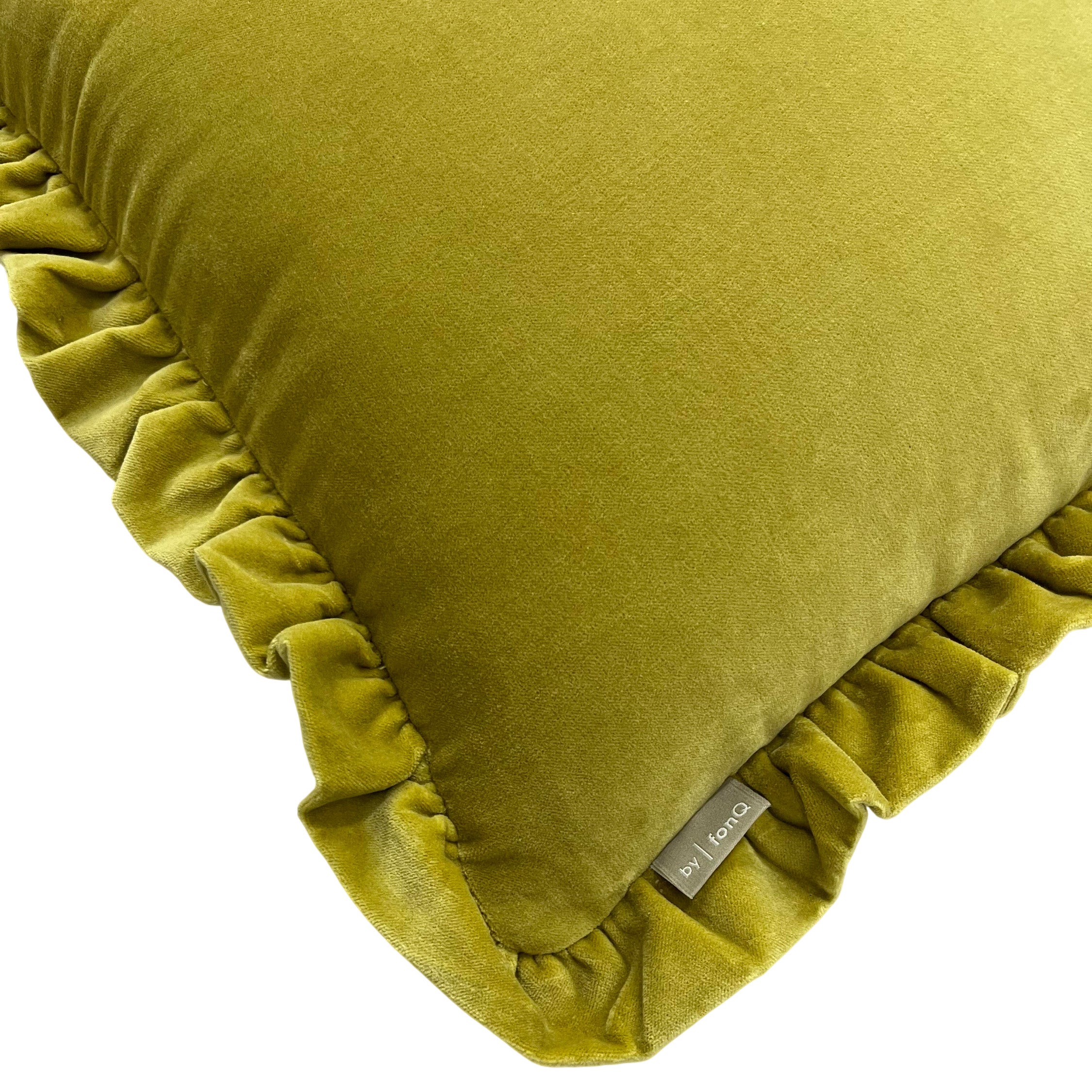 Blokker Velou Sierkussen 50 x 50 cm - Golden Olive