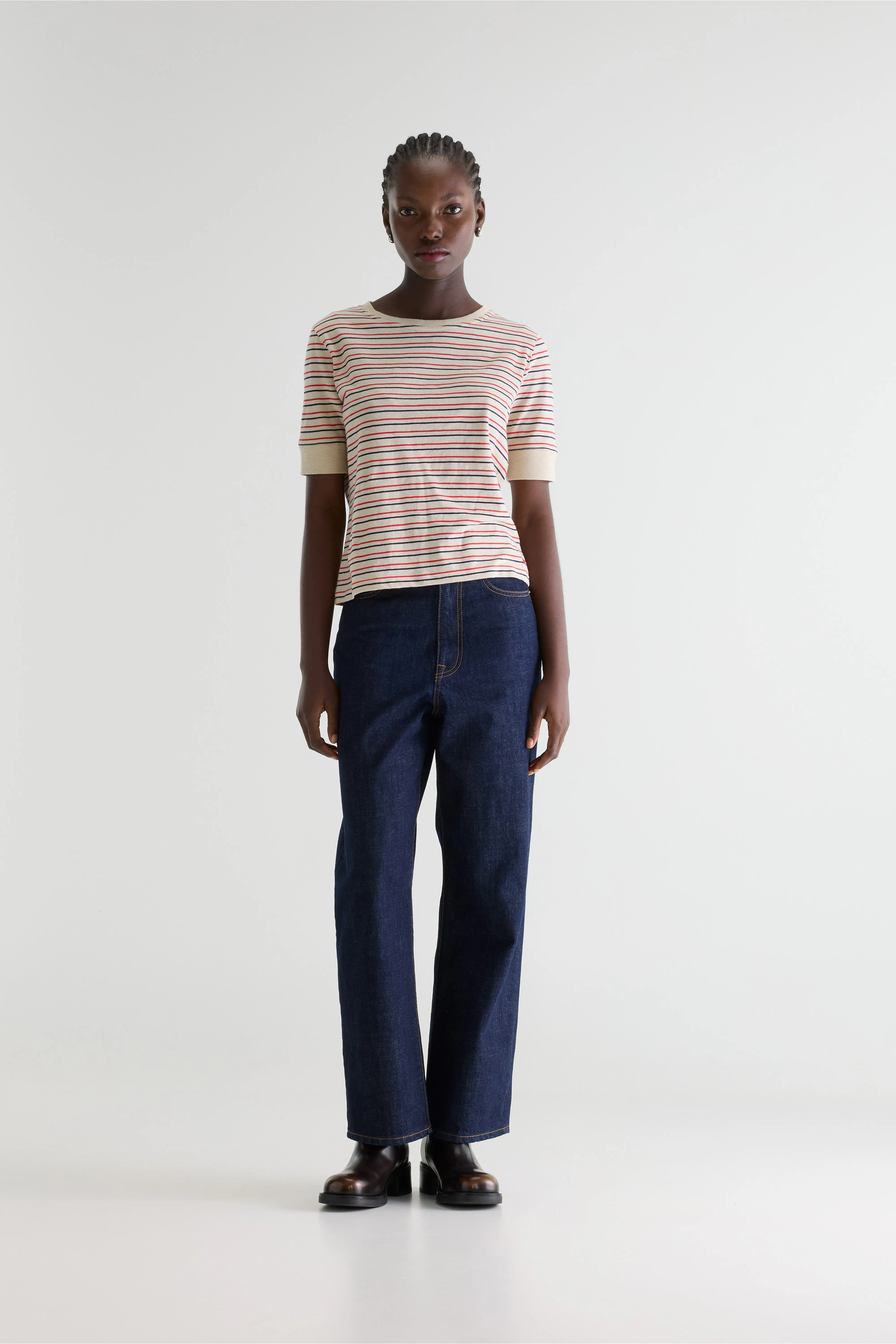 Bellerose Cias slim striped t-shirt (261 / W / STRIPE A)