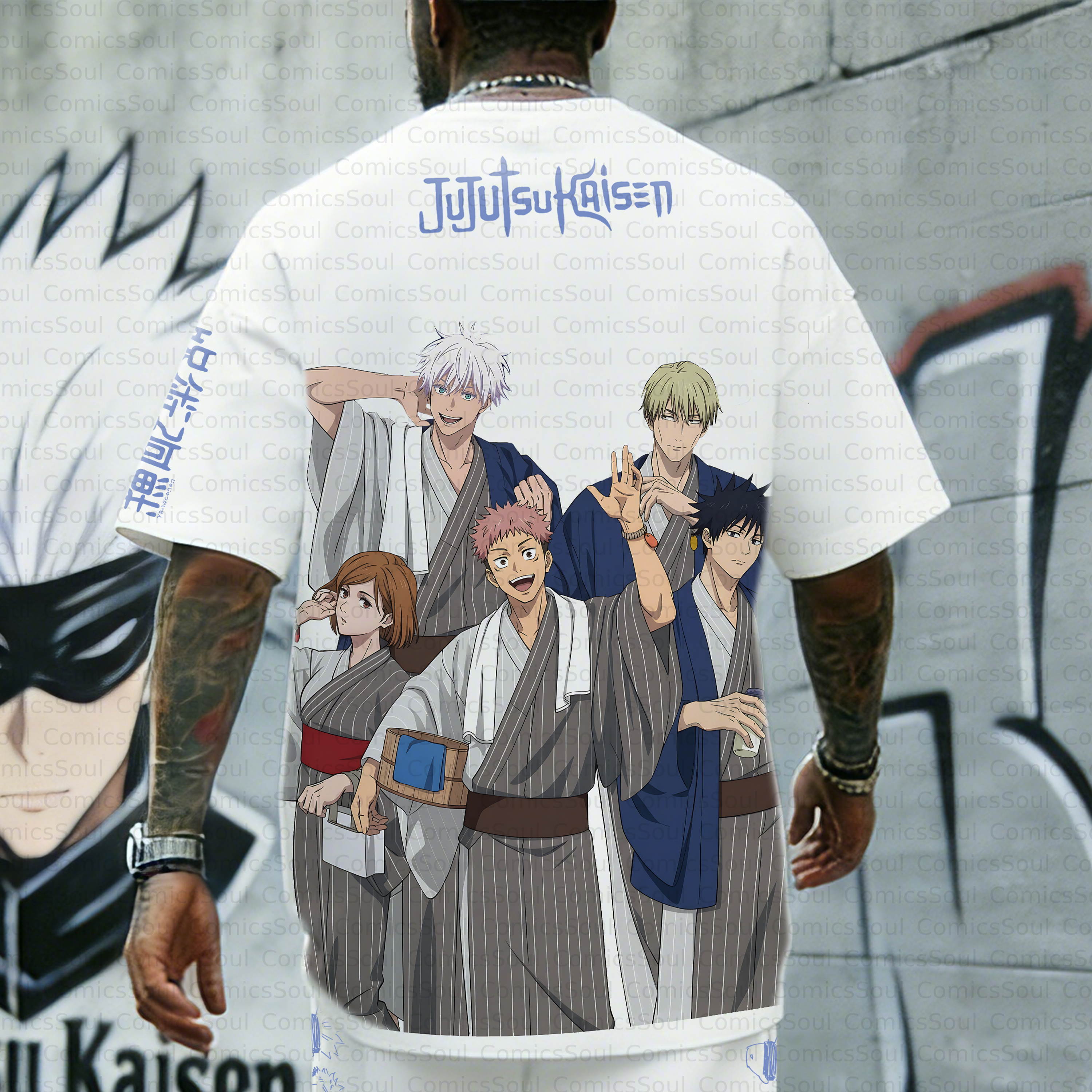 Unisex Anime Inspired Vintage T-Shirt