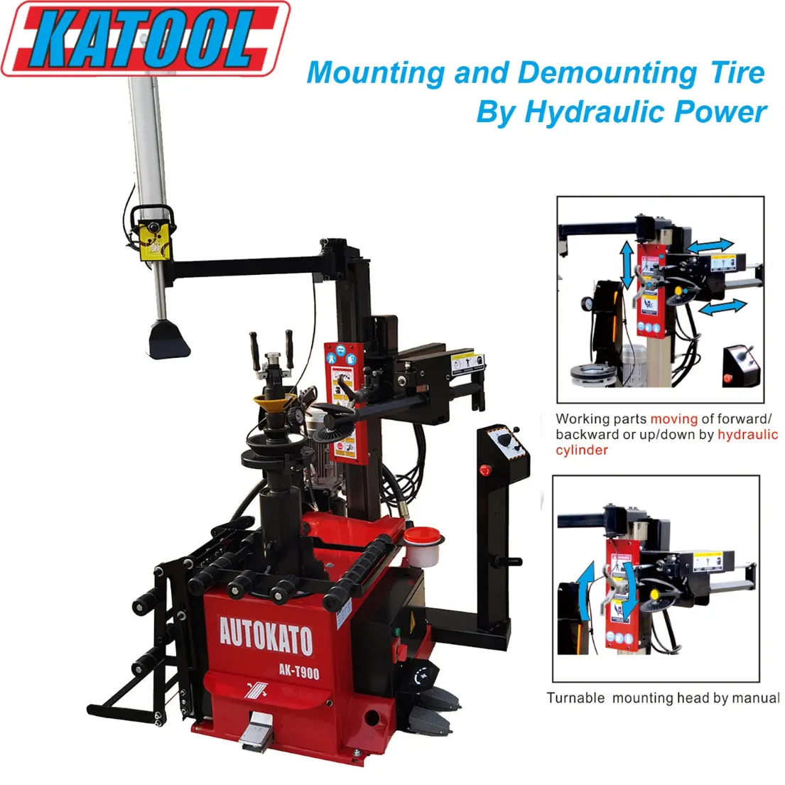 KT T900 Center Post Tire Changer Machine by KaTool