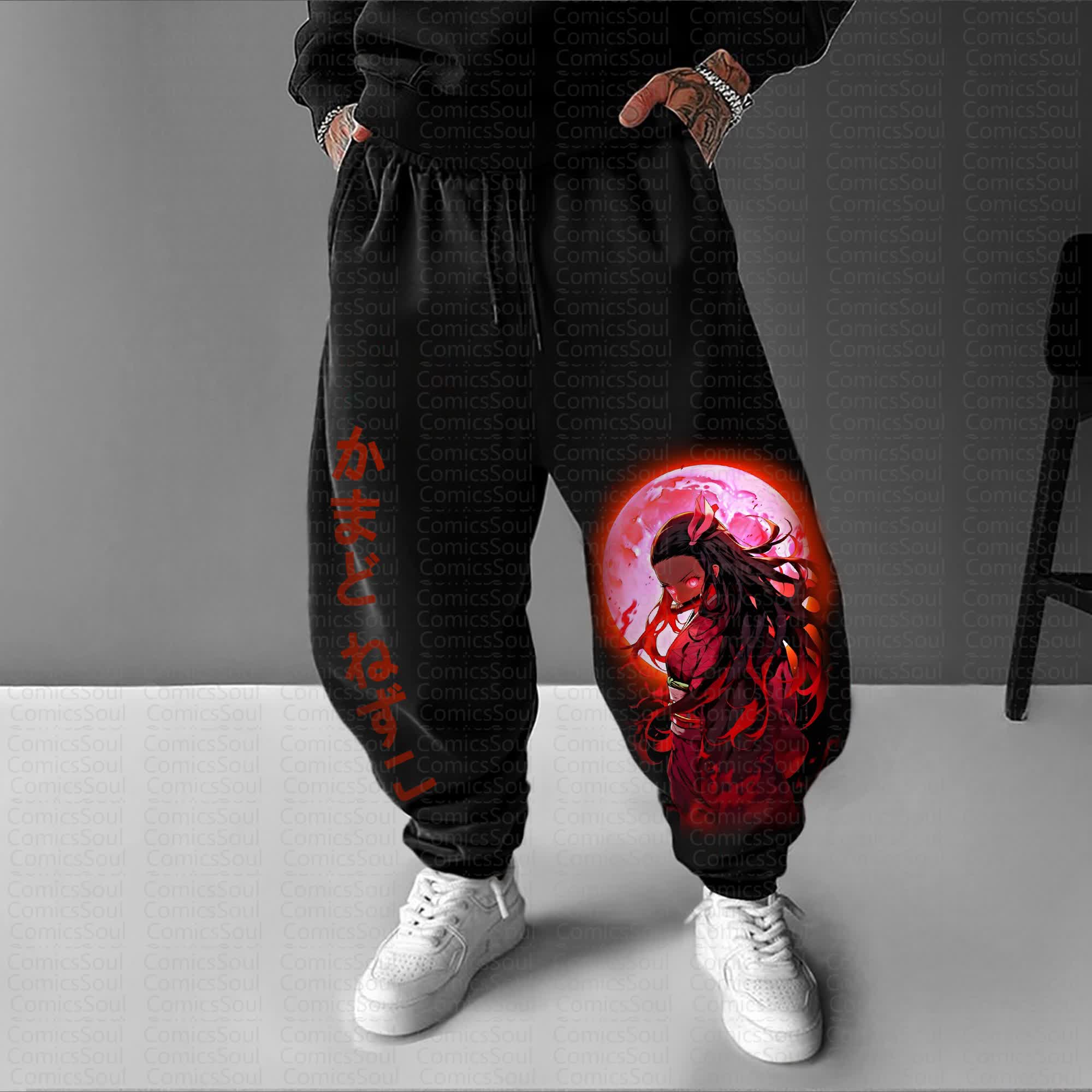 Unisex Anime Inspired Vintage Pants丨Comicssoul