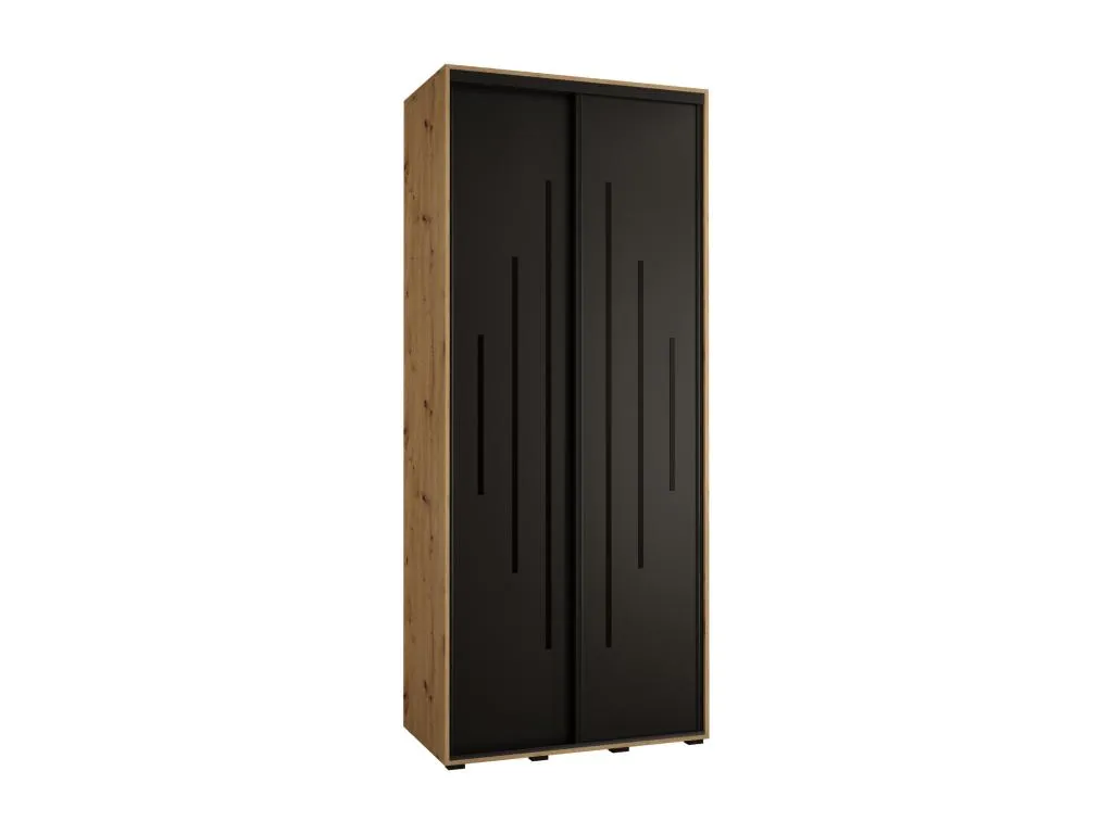 Armario con dos puertas batientes dimensiones 235.2/100/45 cm tncy40940