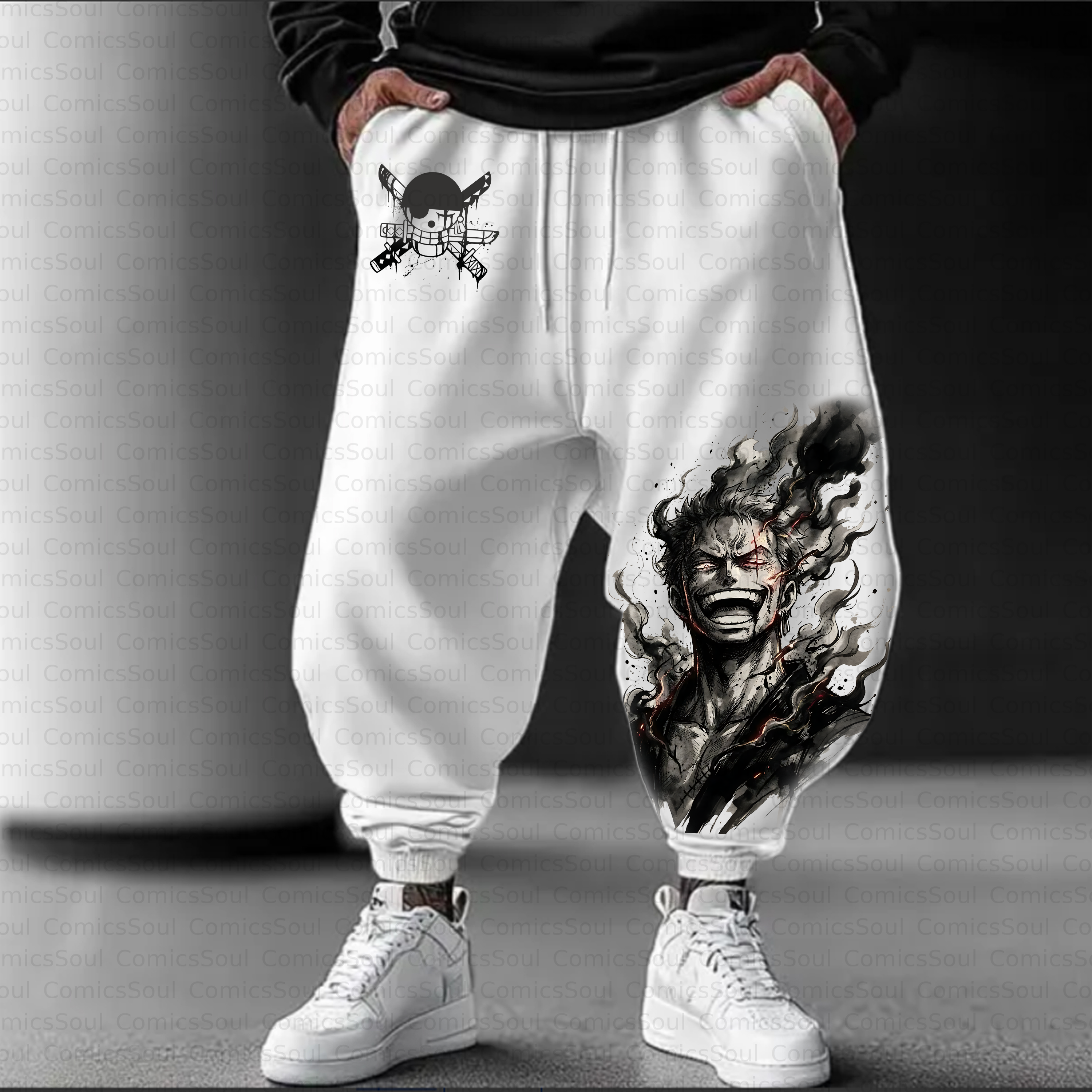 Unisex Casual Anime Streetwear Pant