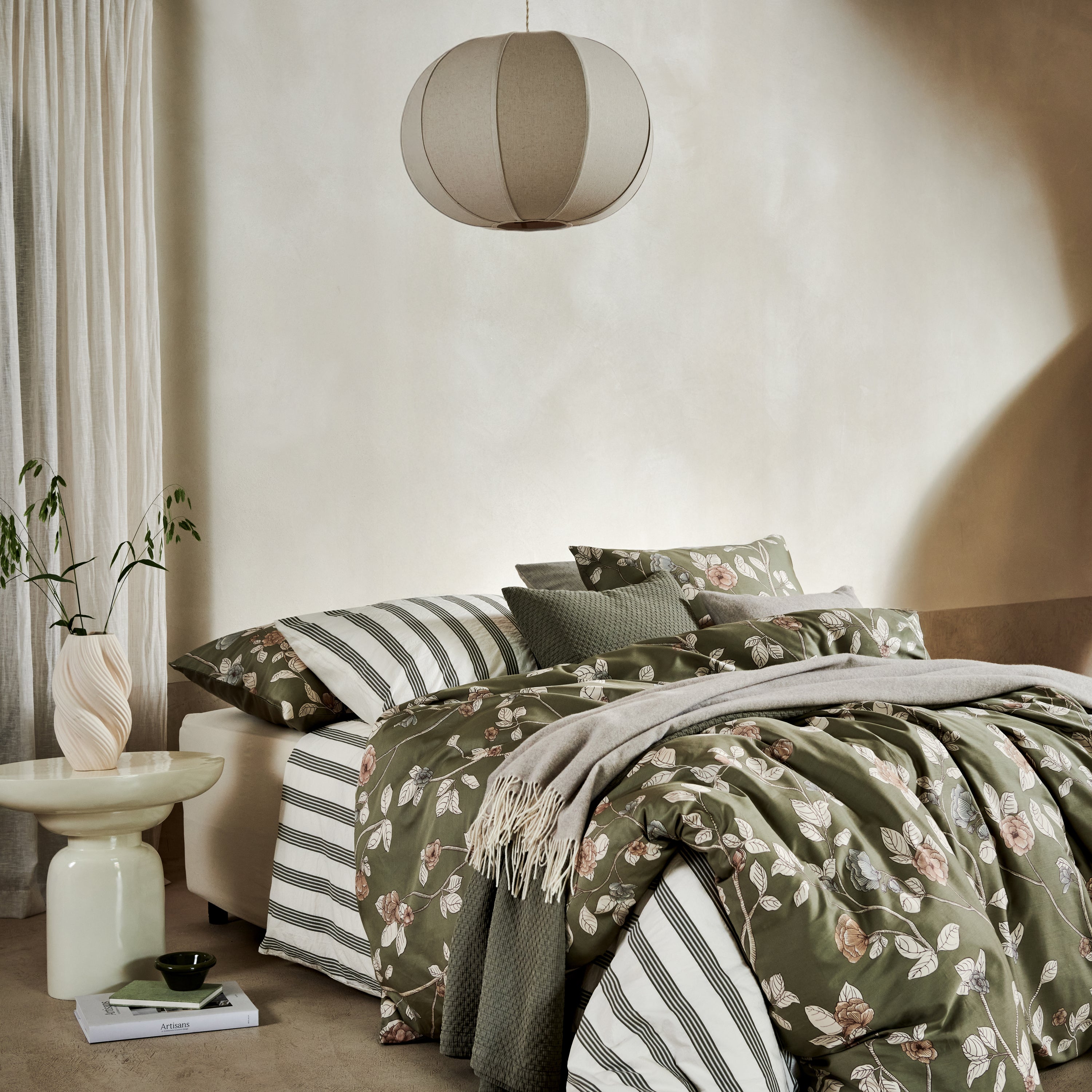 Vandyck Pure 94 Dekbedovertrek 200 x 200/220 cm - Thyme