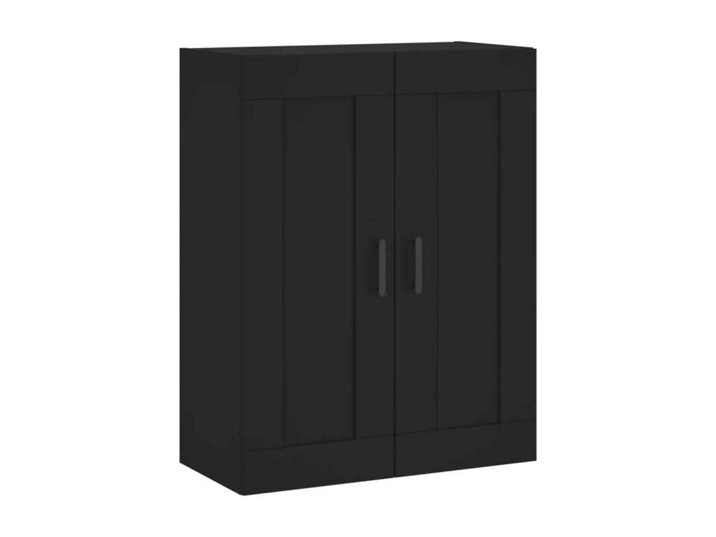 Armario de pared madera de ingeniería negro 69 - 5x34x90 cm