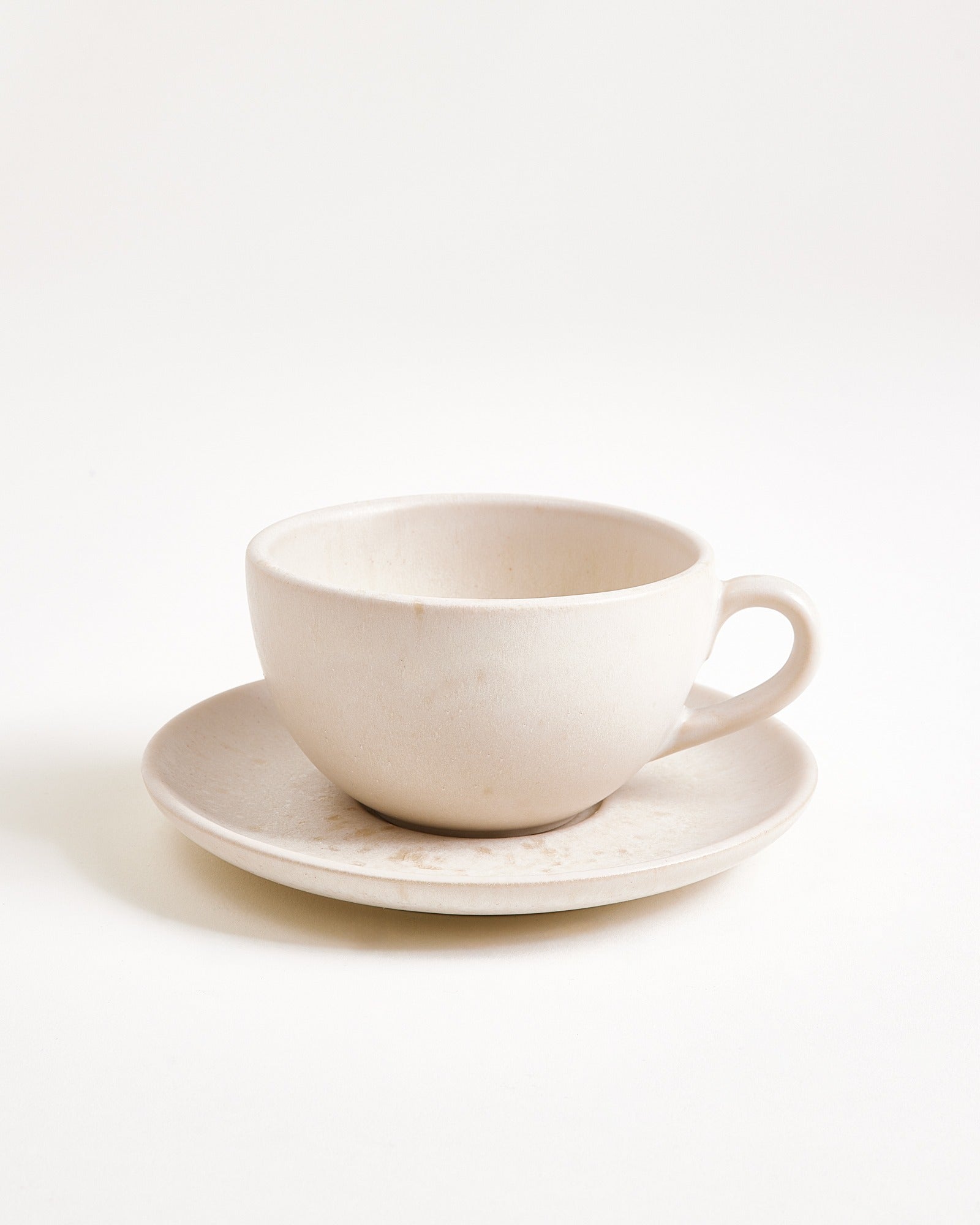 Sintra Cappuccinotasse & Untertasse klein classic sand