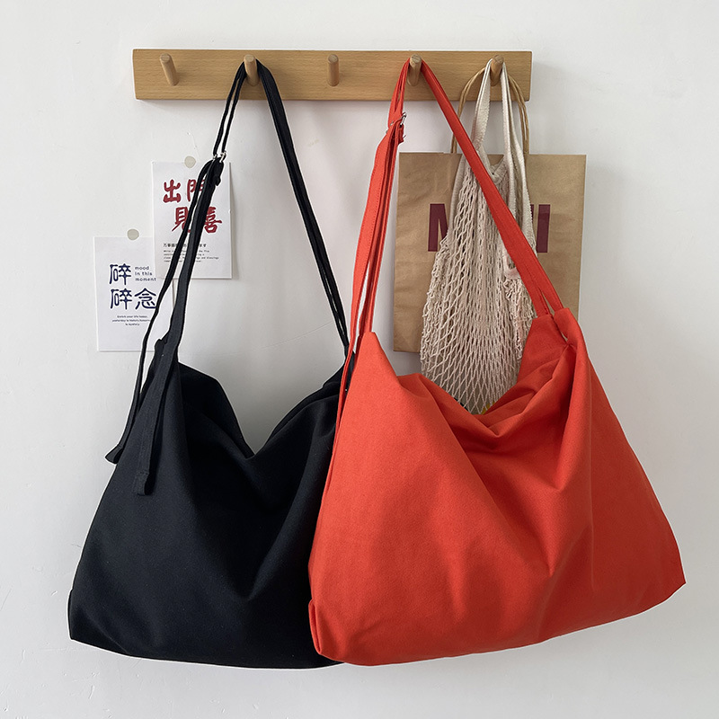 Bao Baigou bags spring large-capacity travel bag versatile shoulder crossbody canvas bag tote bag foreign trade bag for women