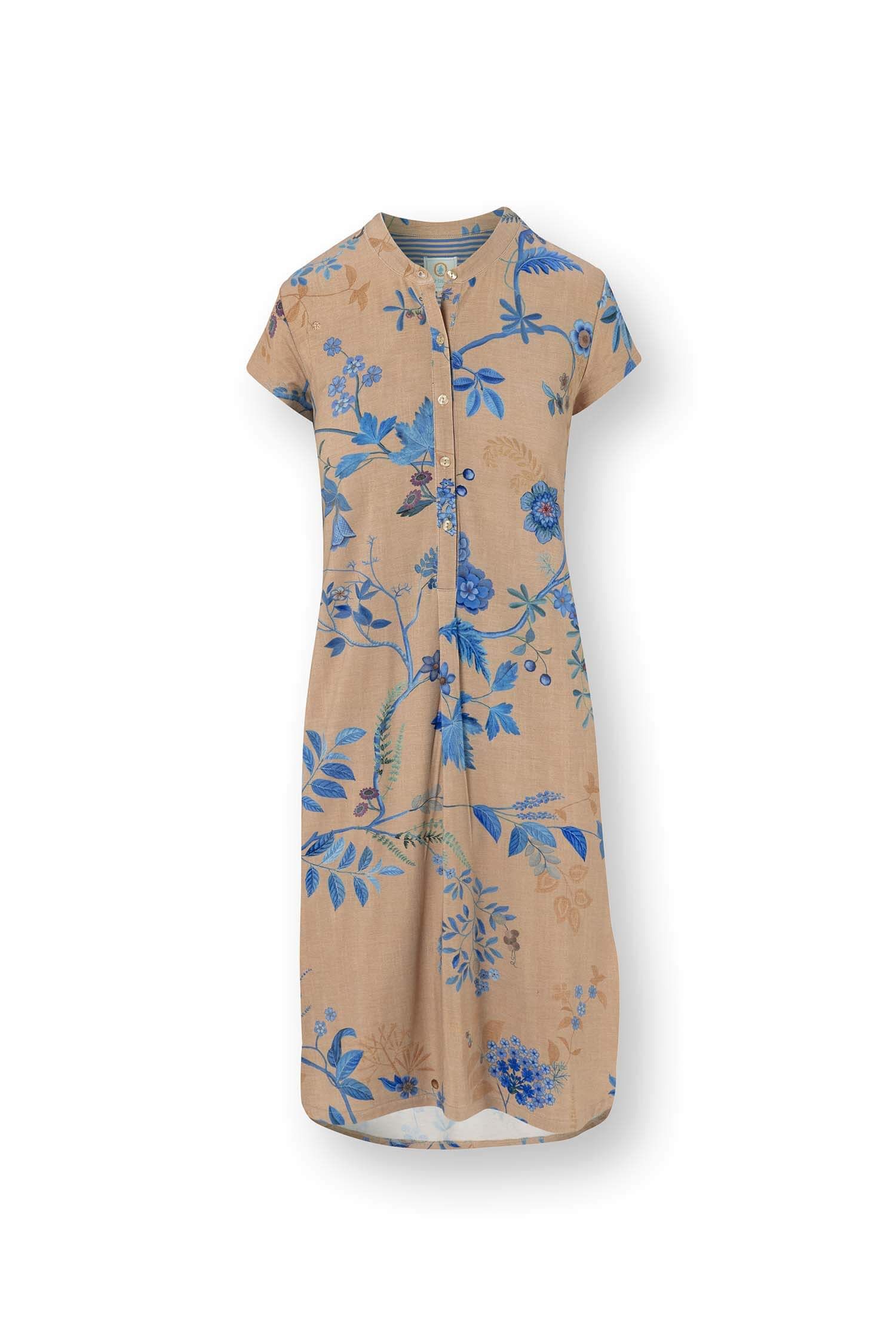 Dalia Short Sleeve Nightdress Marigold Blue