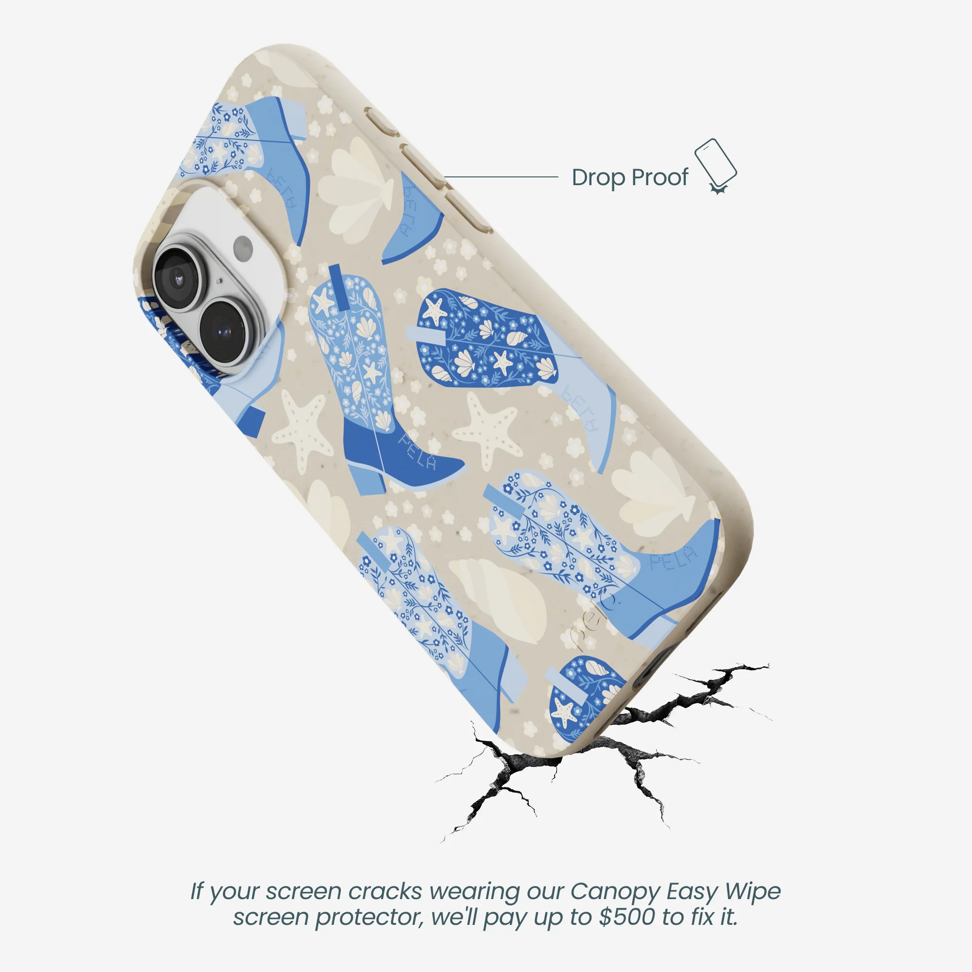London Fog Shells and Boots iPhone 17 Case