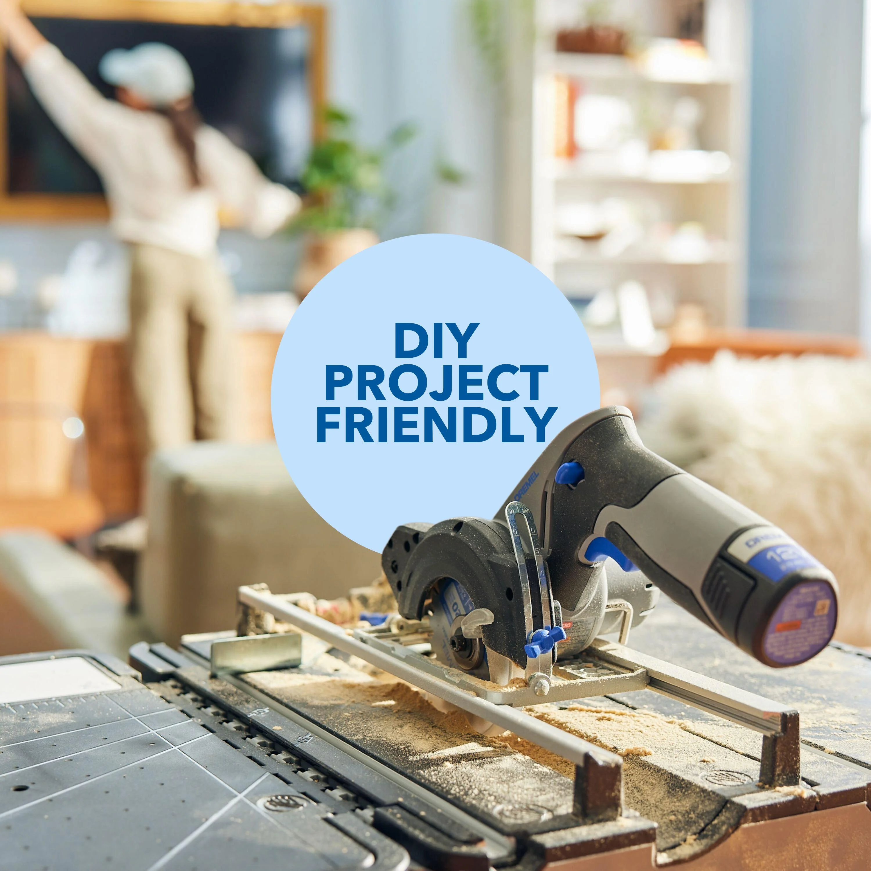 Dremel Blueprint Portable Saw Station with 12V Compact Circular Saw and Multi-Purpose Cutting Case (CS12V-S1C) - Image 7