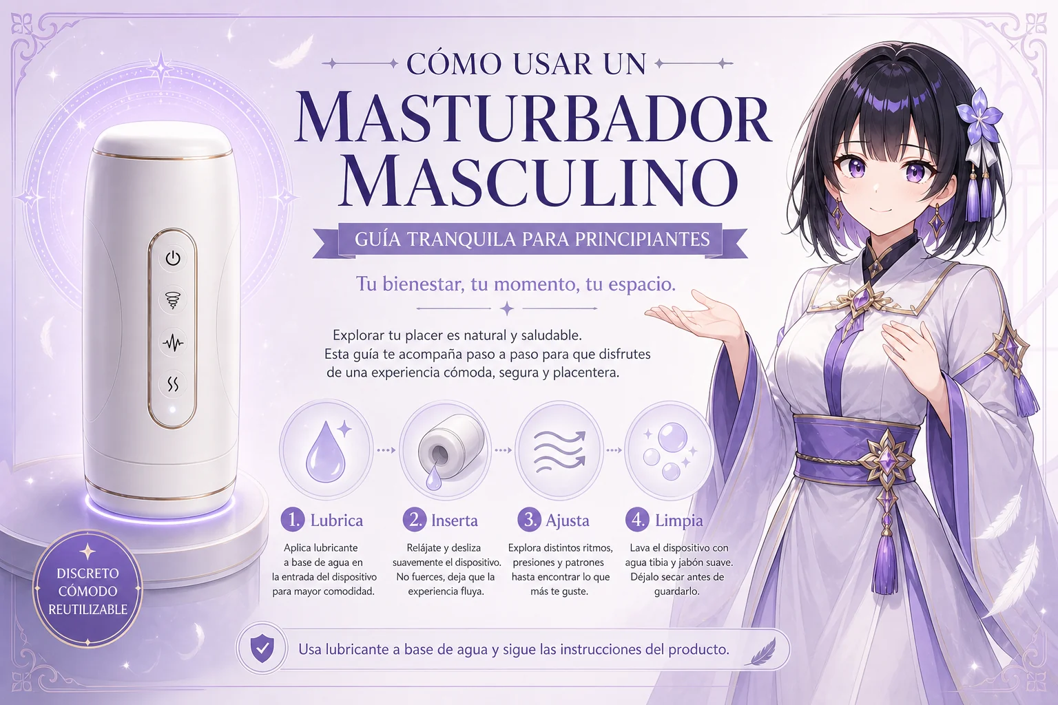 Guía para principiantes sobre cómo usar un masturbador masculino en México