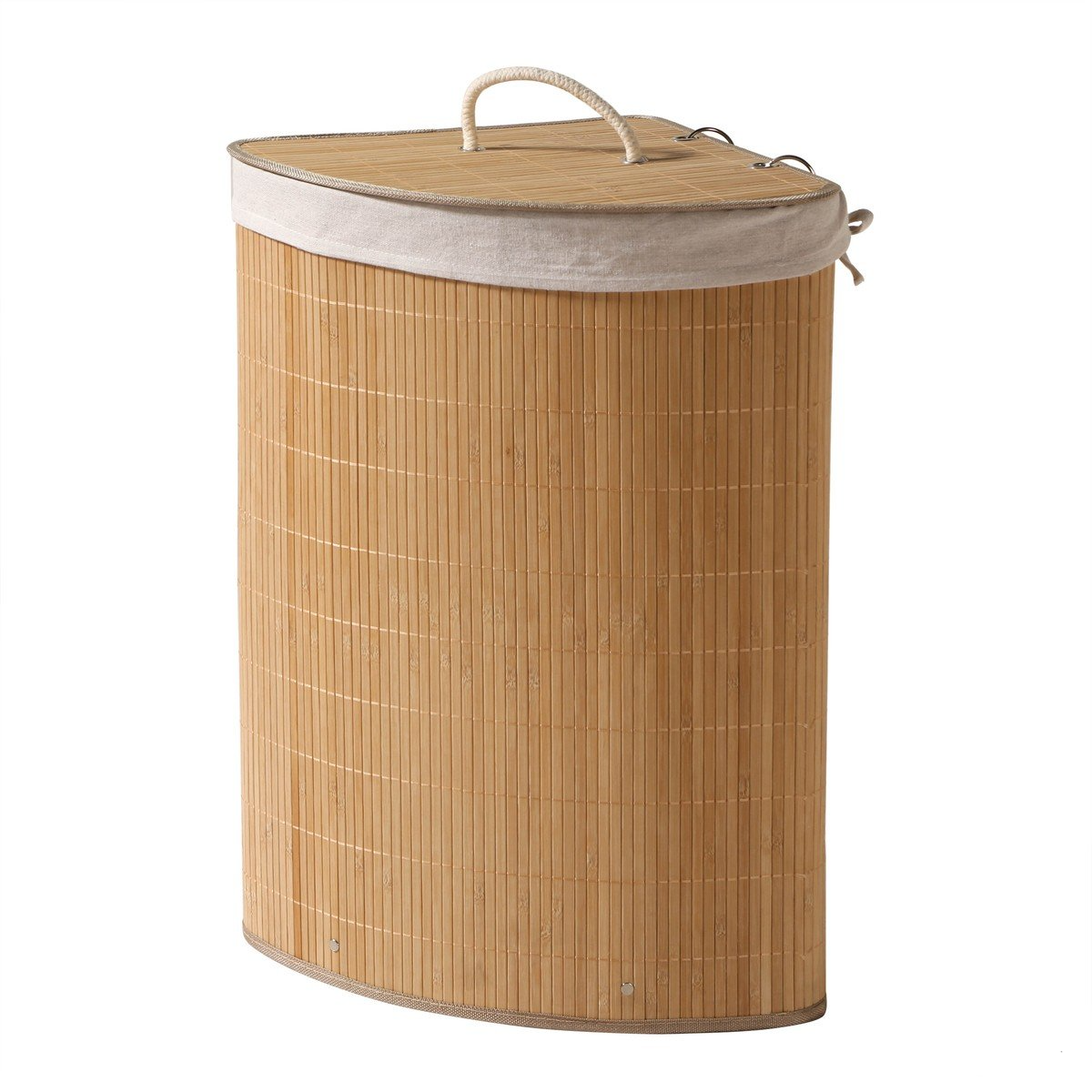 Calicosy - Hoekwasmand van bamboe - H60 cm