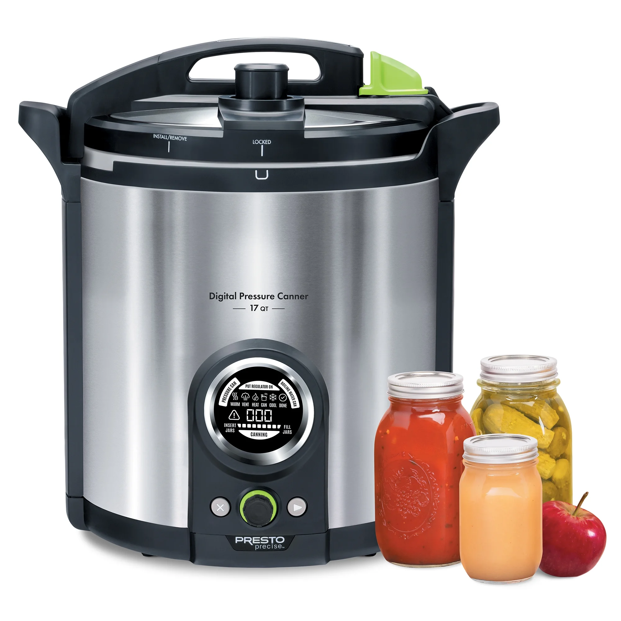 Presto Precise 02152 17 Qt Stainless Steel Electric Pressure Canner, Silver - Image 8