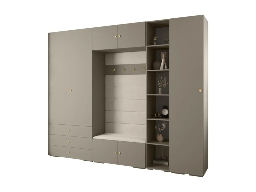 Banakdecoracion 2 armario con puertas batientes 236.7/290/47 UUXL21516