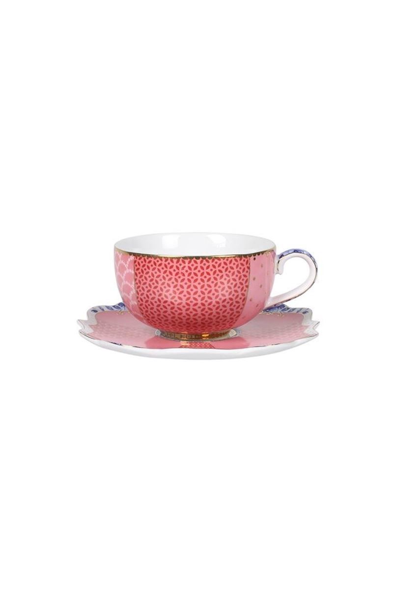 Espresso Cup and Saucer Royal Pink