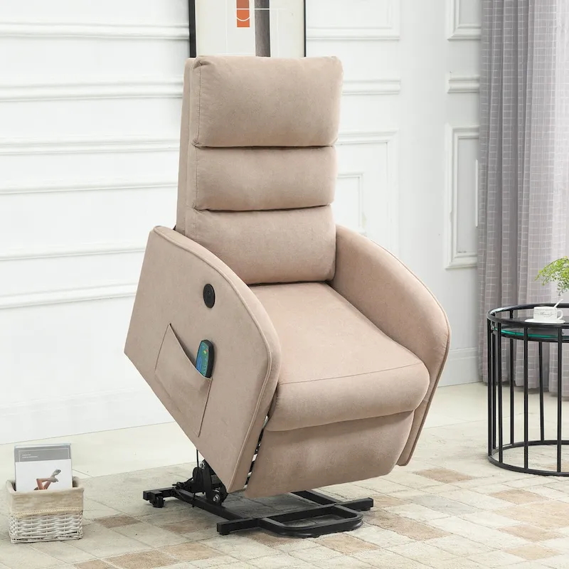 AVAWING Contemporary Electric Recliner with Power Lift and Massage Features