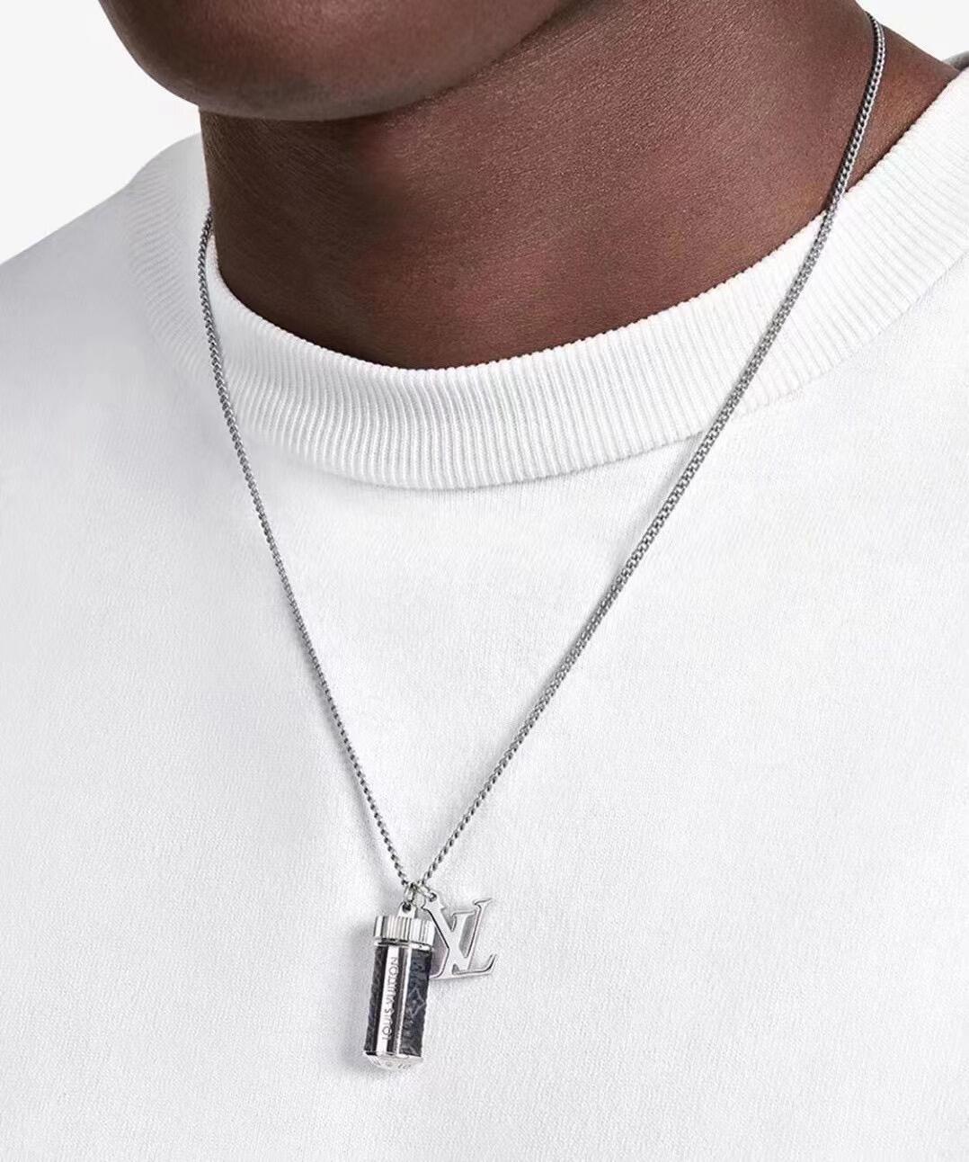 Louis Vuitton Perfume Bottle Necklace - Original Replica Club